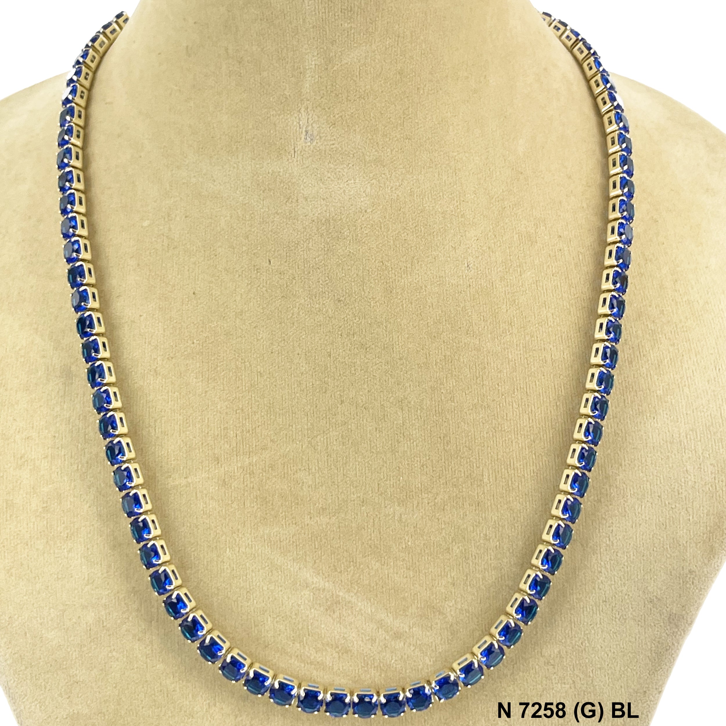 5.0 MM CZ Full Stone Choker N 7258 (G) BL