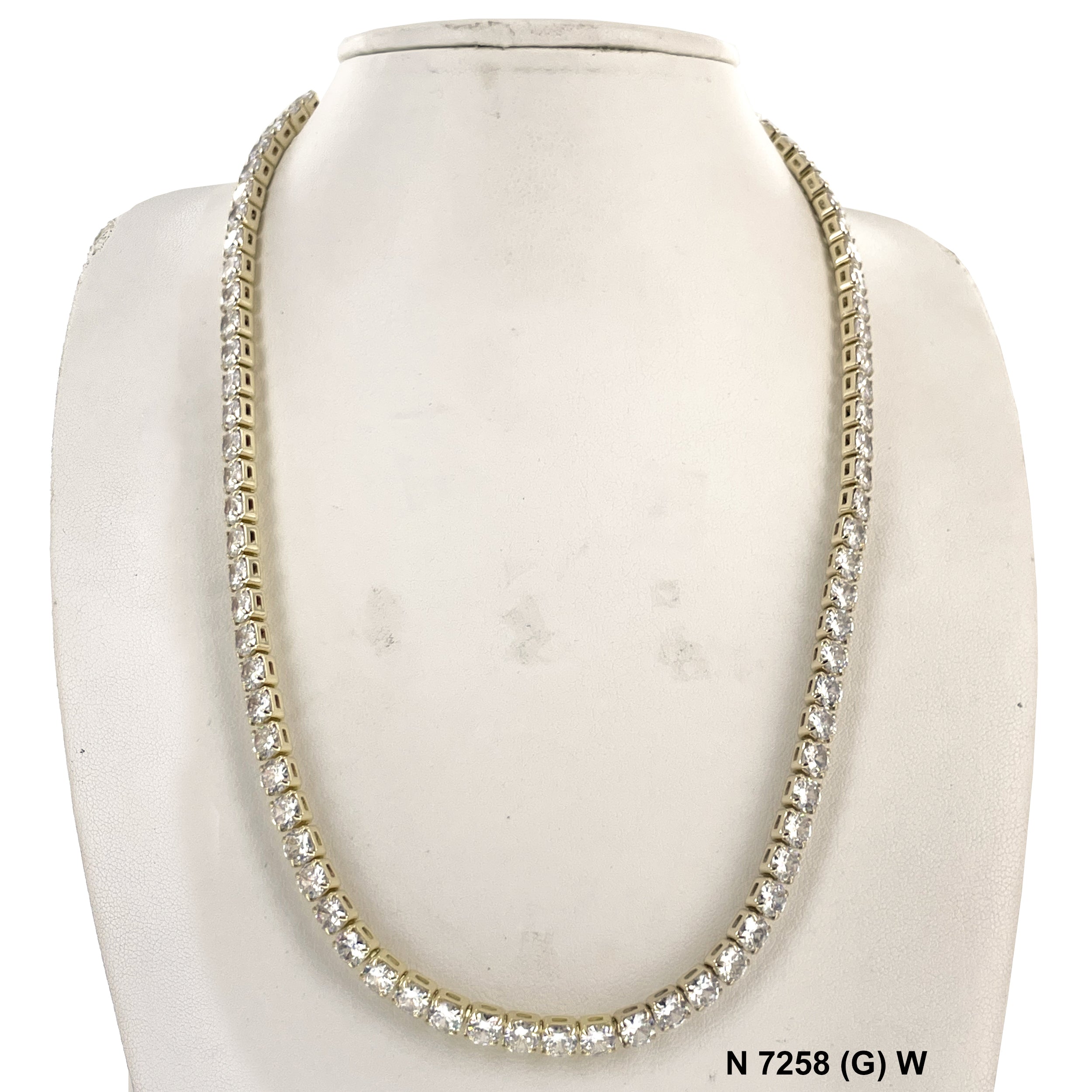 5.0 MM CZ Full Stone Choker N 7258 (G) W