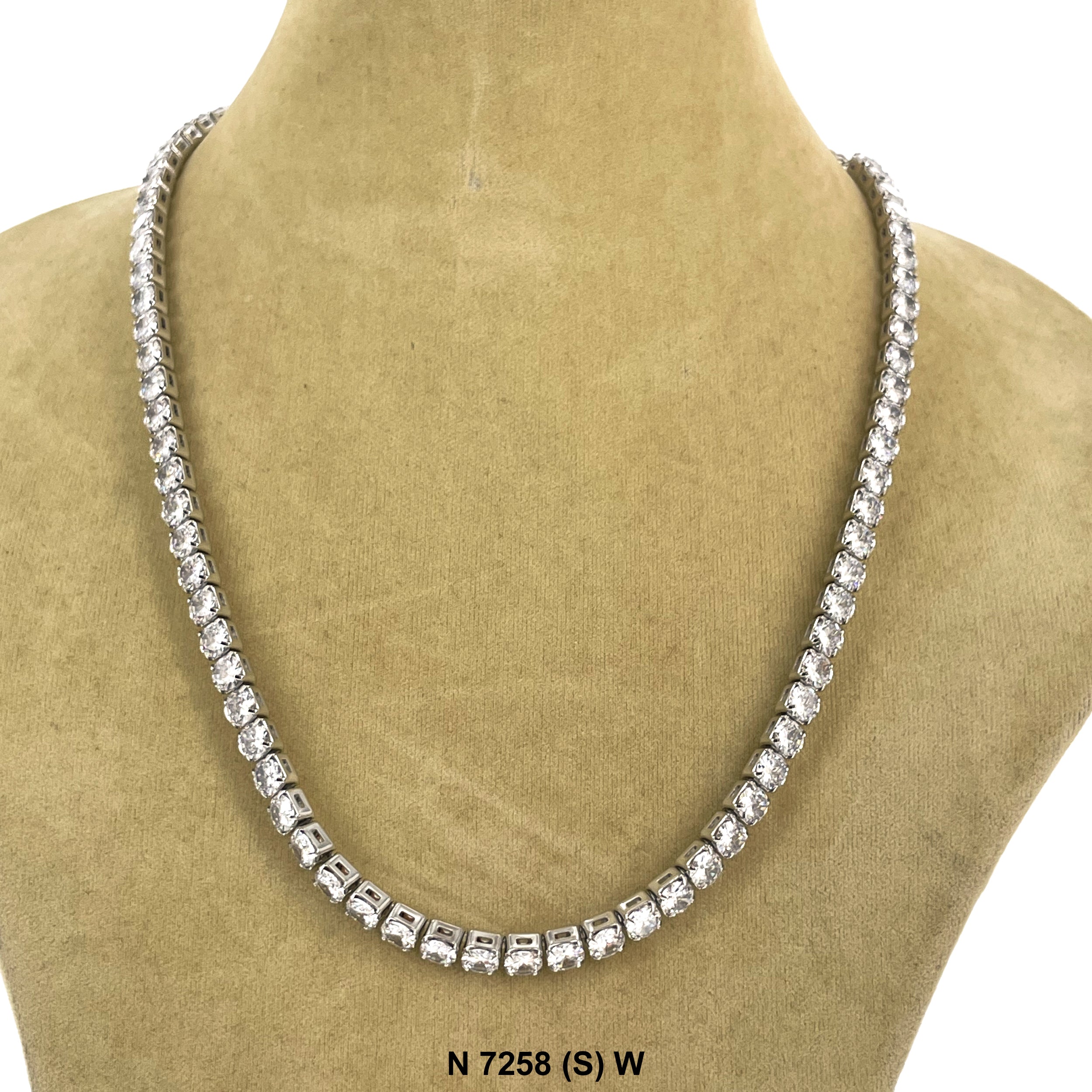 5.0 MM CZ Full Stone Choker N 7258 (S) W