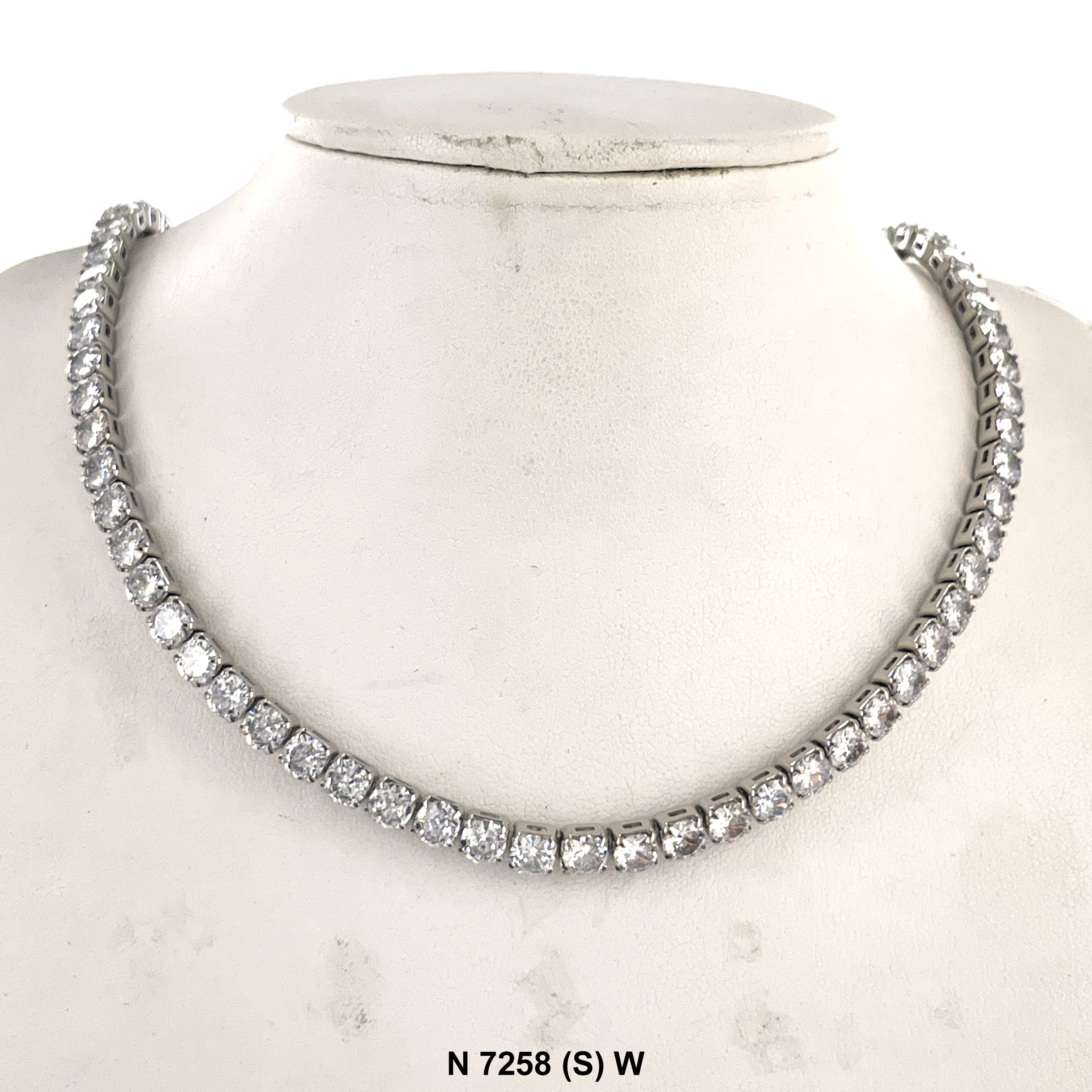 5.0 MM CZ Full Stone Choker N 7258 (S) W