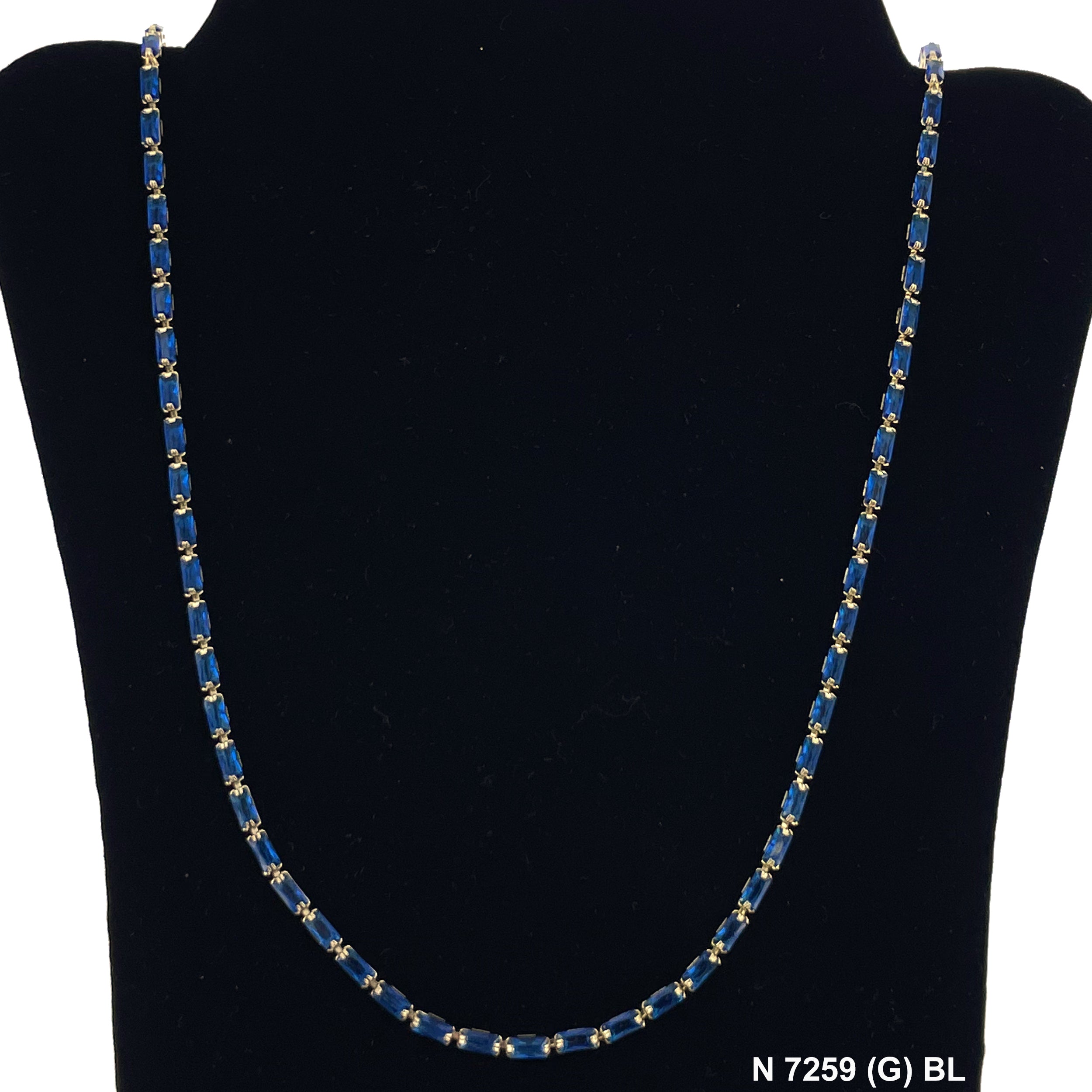 3.0 MM CZ Full Stone Choker N 7259 (G) BL