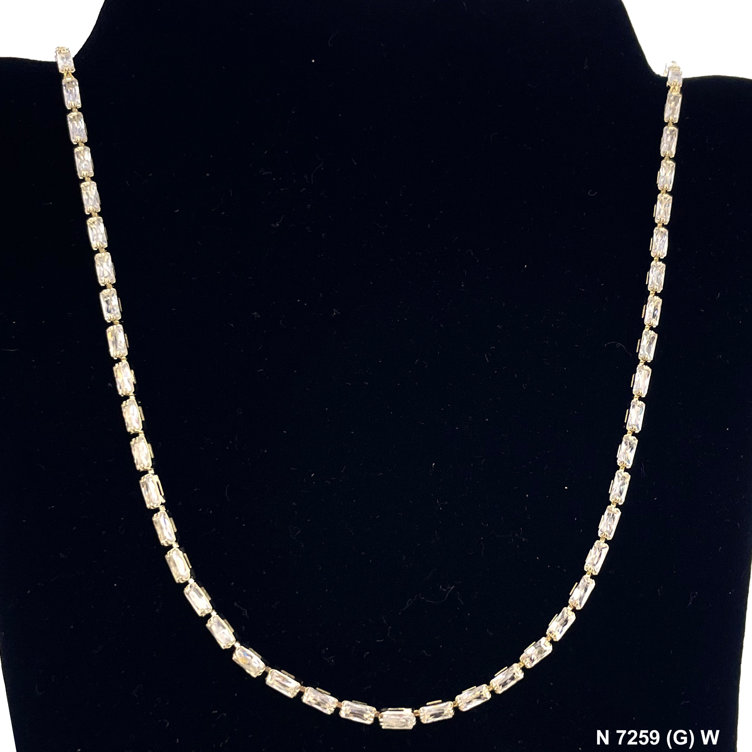 3.0 MM CZ Full Stone Choker N 7259 (G) W