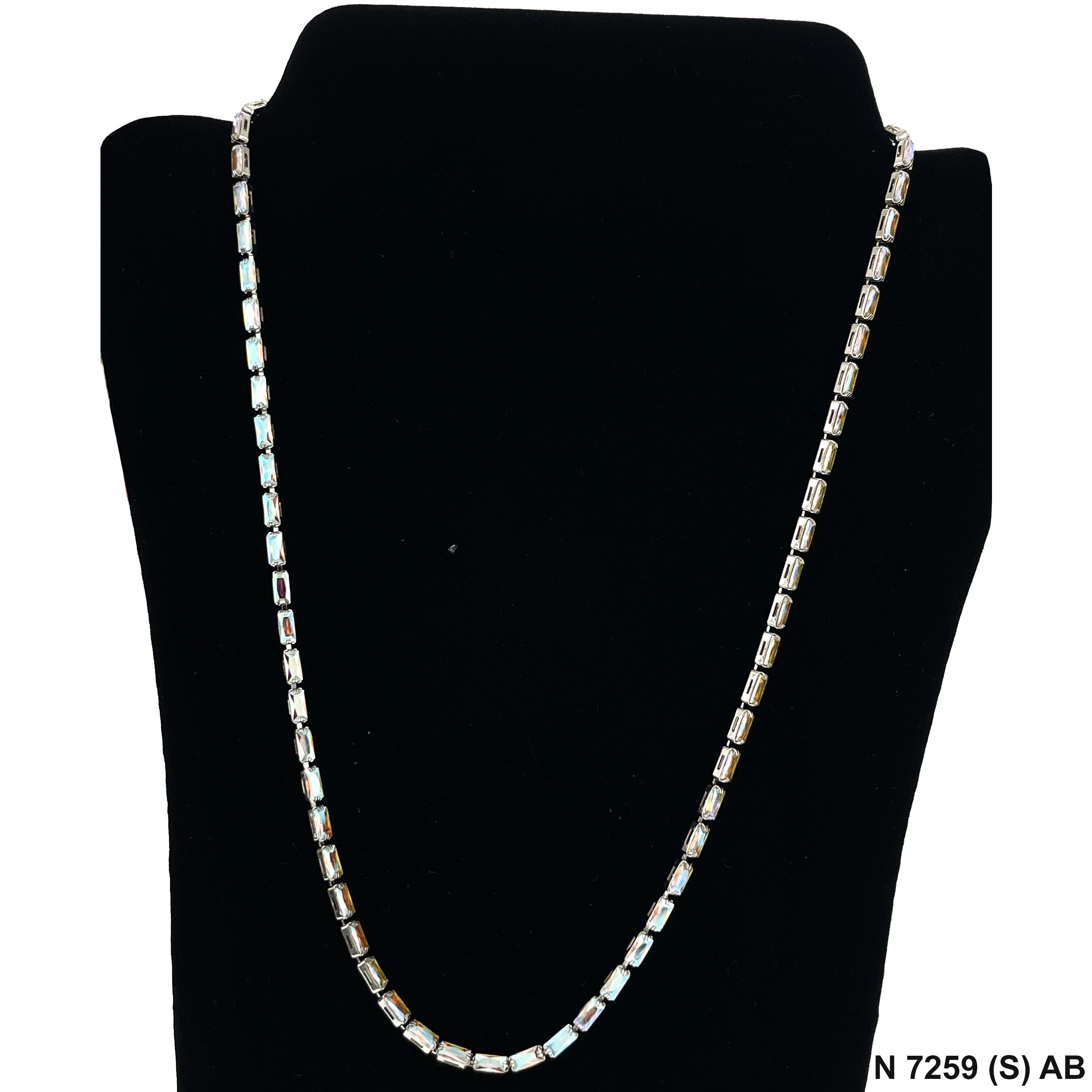 3.0 MM CZ Full Stone Choker N 7259 (S) AB