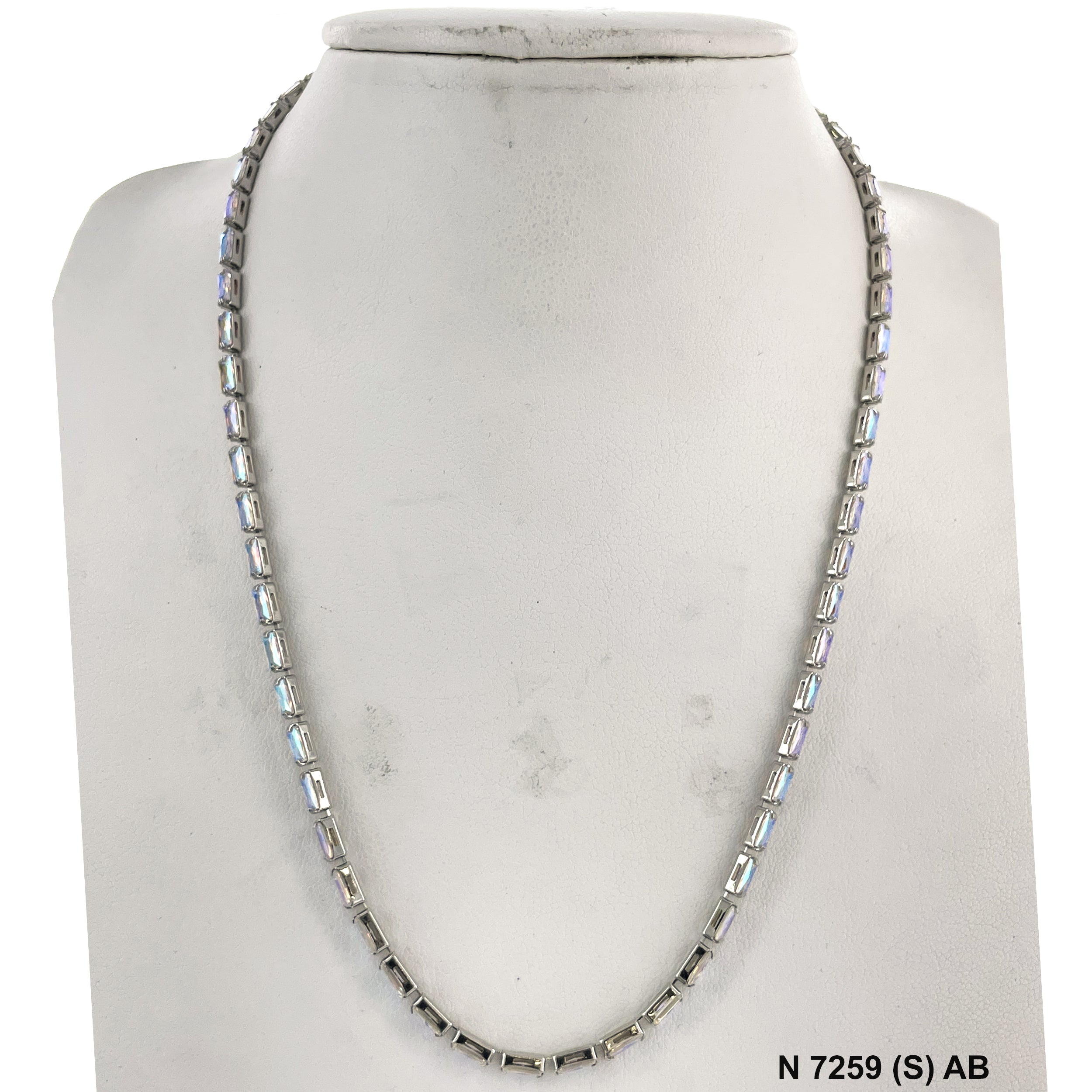 3.0 MM CZ Full Stone Choker N 7259 (S) AB