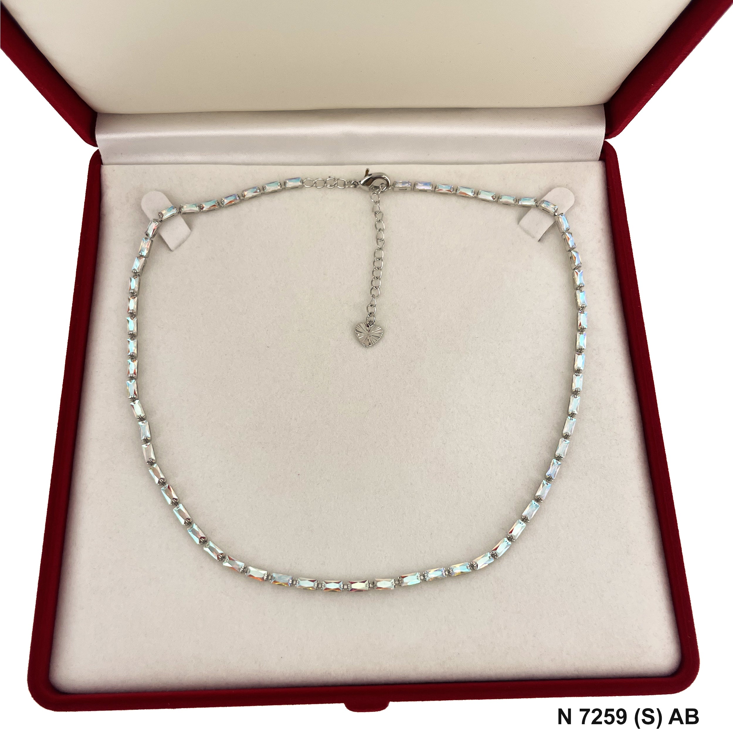 3.0 MM CZ Full Stone Choker N 7259 (S) AB