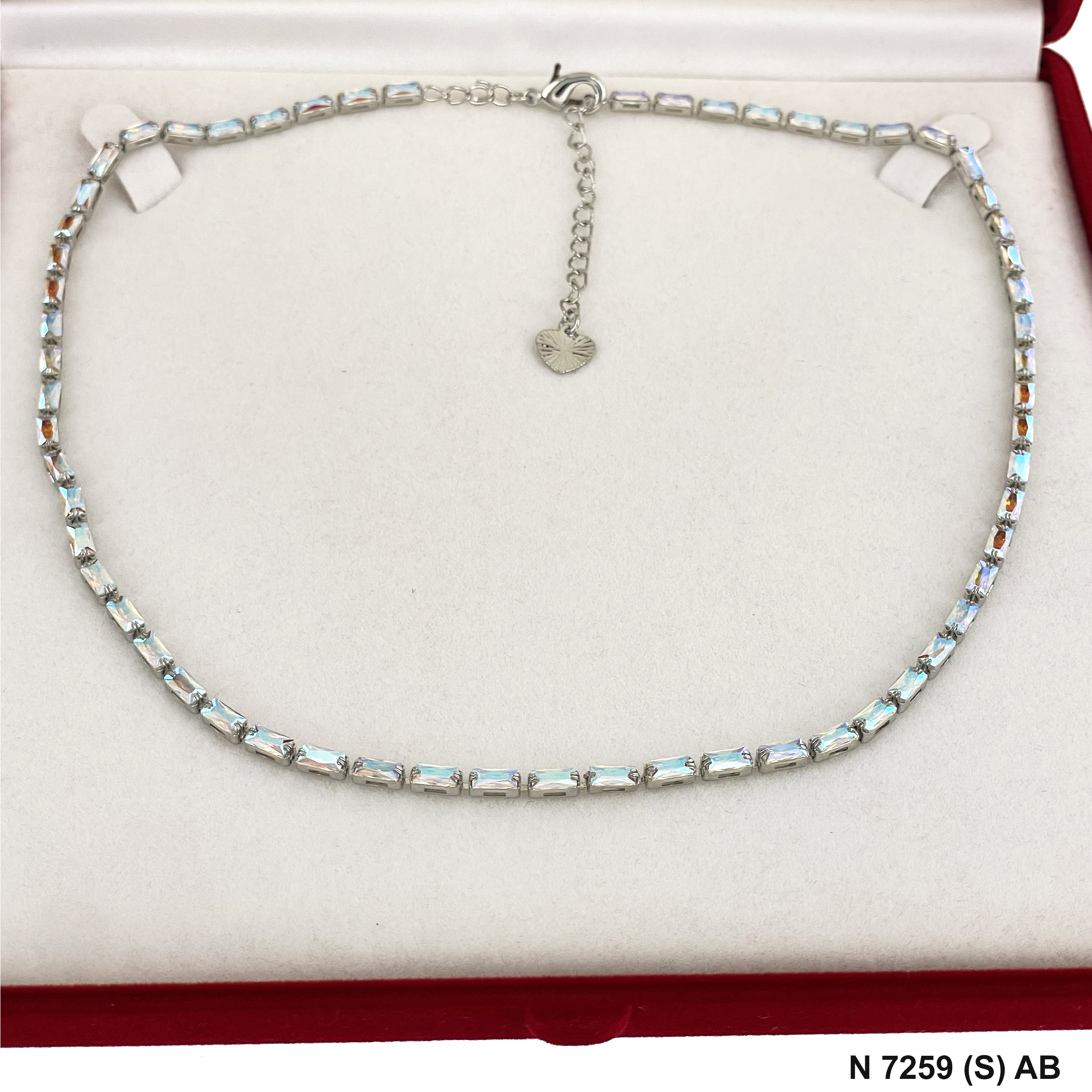 3.0 MM CZ Full Stone Choker N 7259 (S) AB