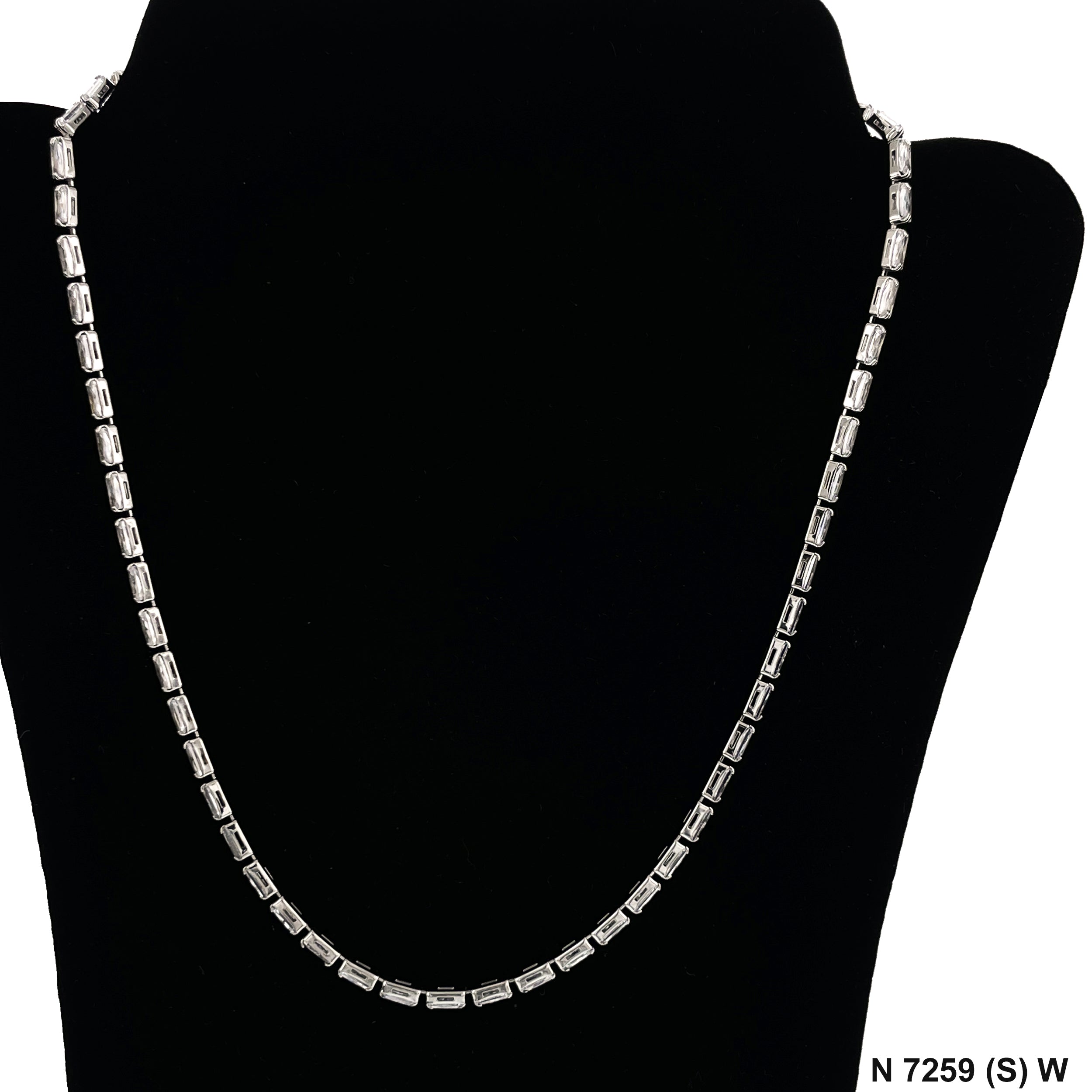 3.0 MM CZ Full Stone Choker N 7259 (S) W