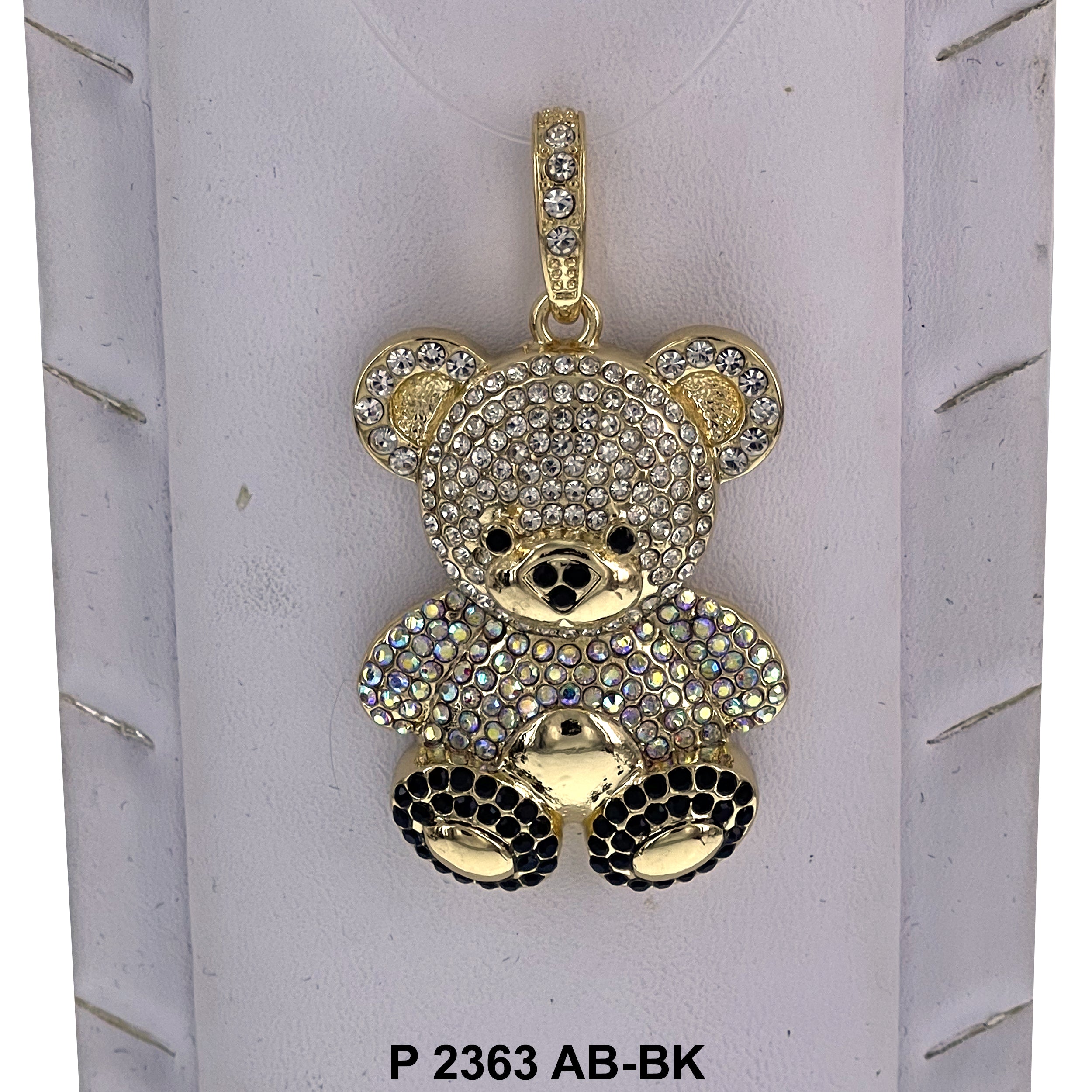Bear Pendant P 2363 AB-BK