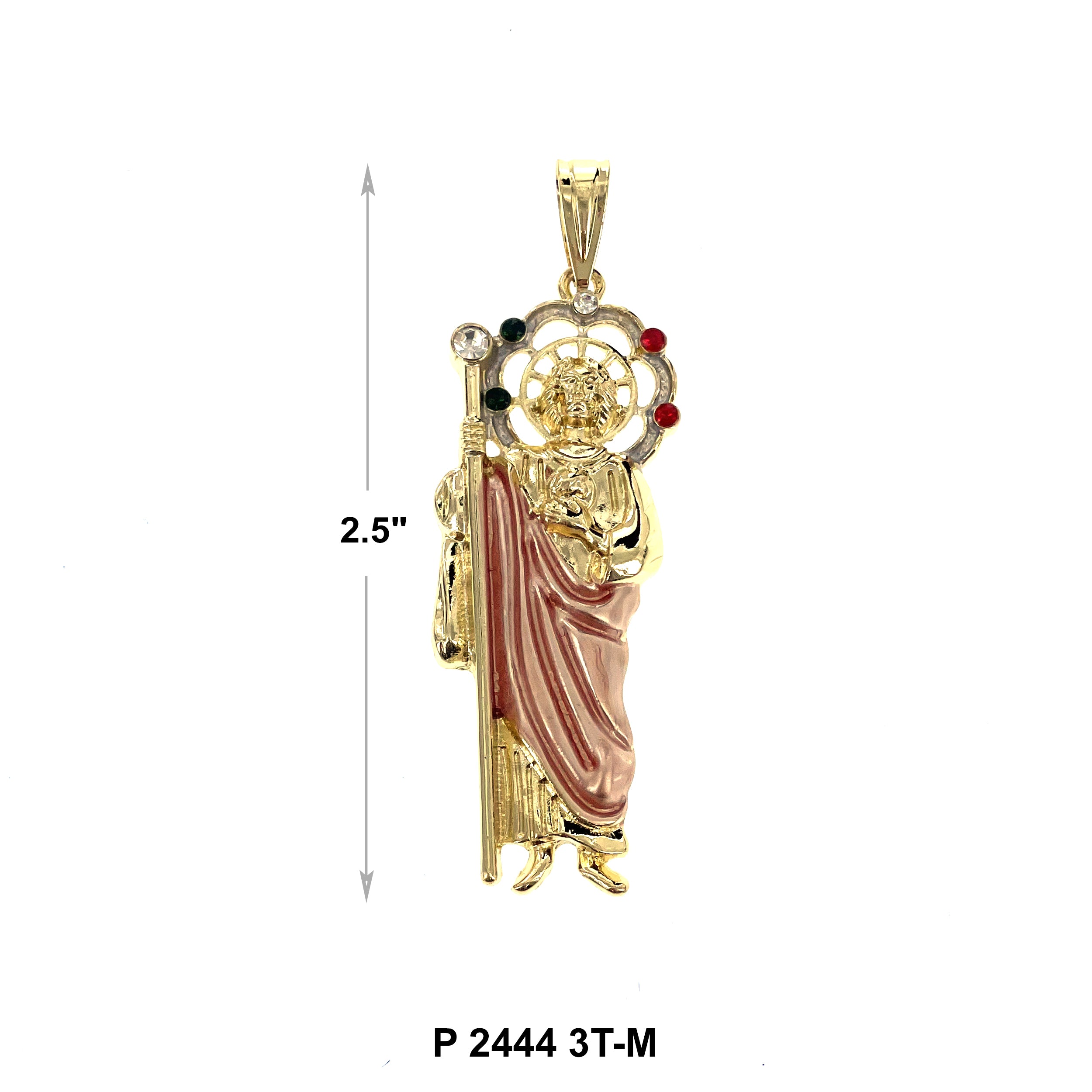 San Judas Pendant P 2444 3T-M