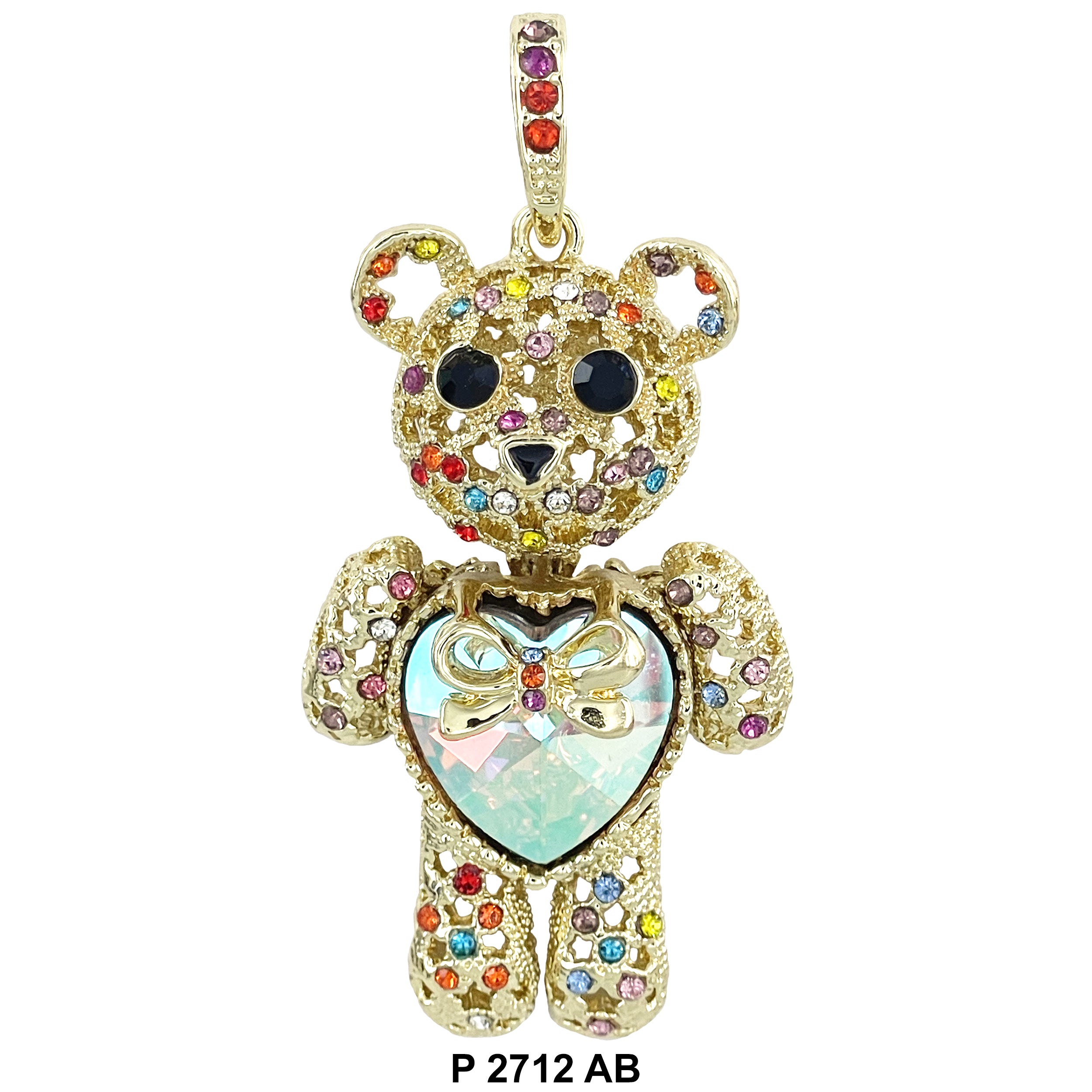 Bear Pendant P 2712 AB