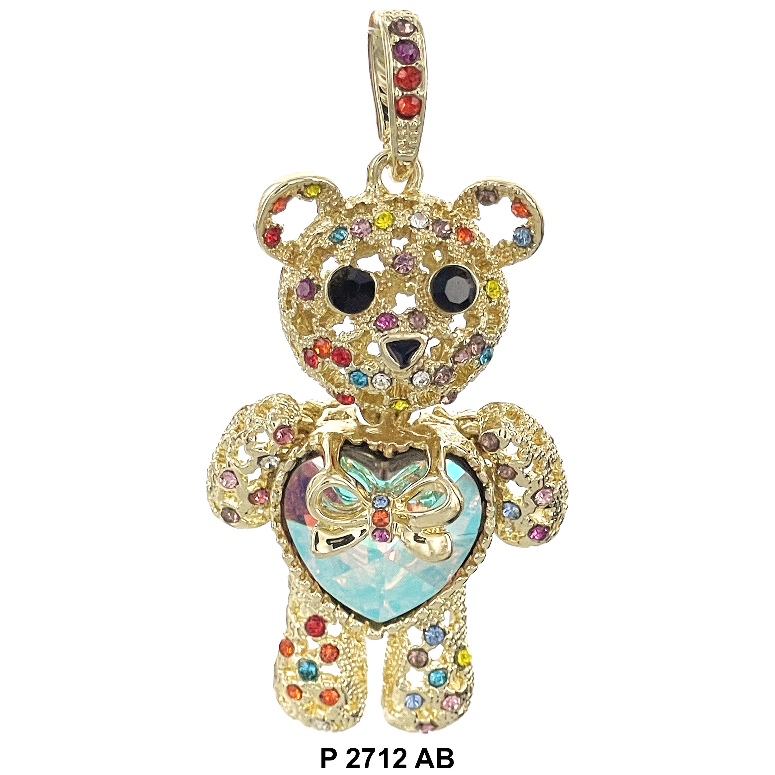 Bear Pendant P 2712 AB