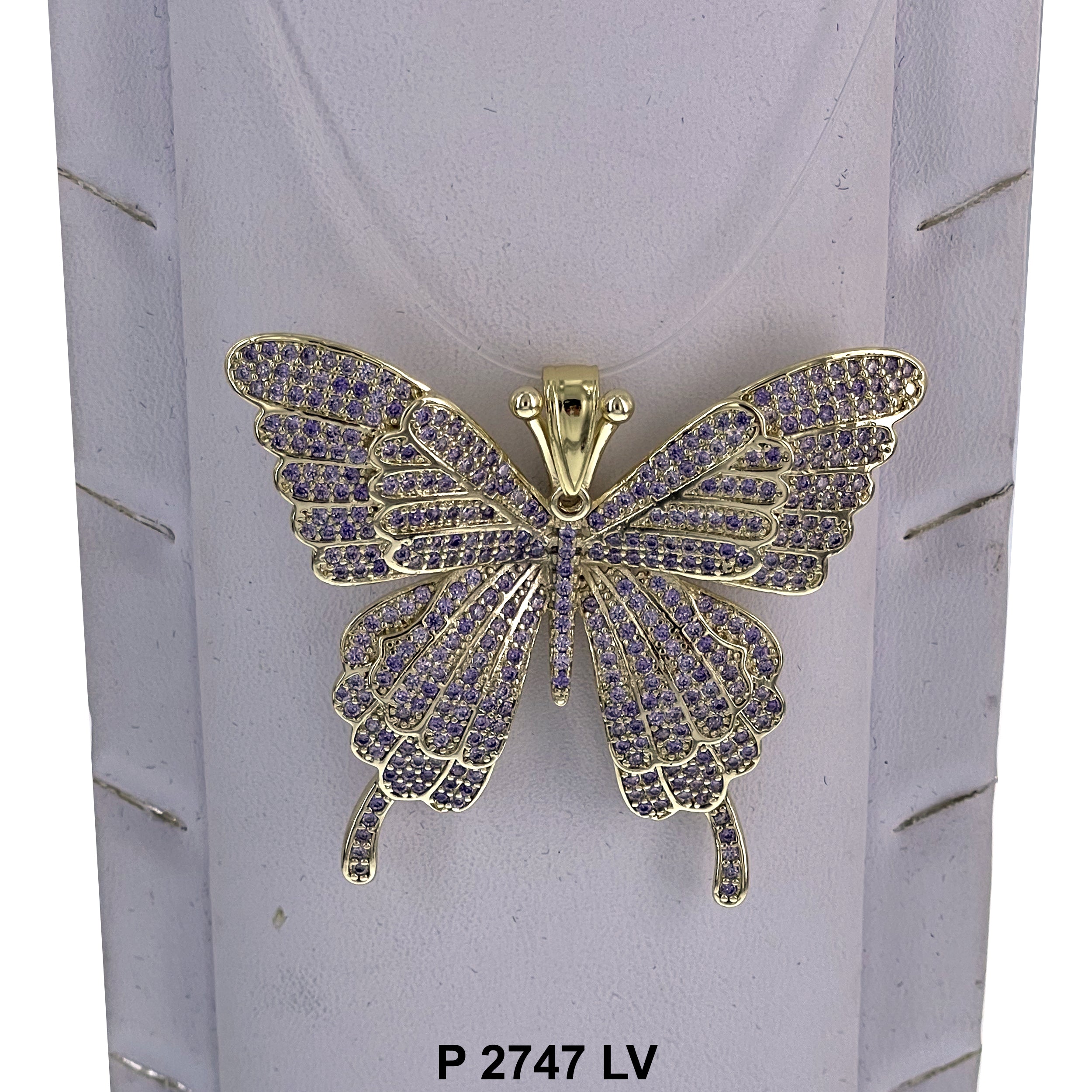 Butterfly CZ Pendant P 2747 LV