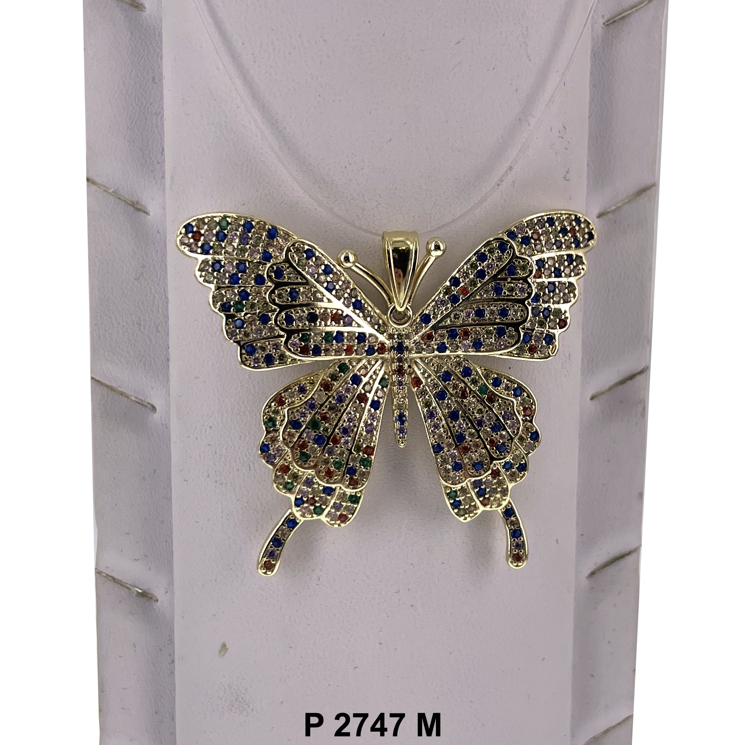 Butterfly CZ Pendant P 2747 M