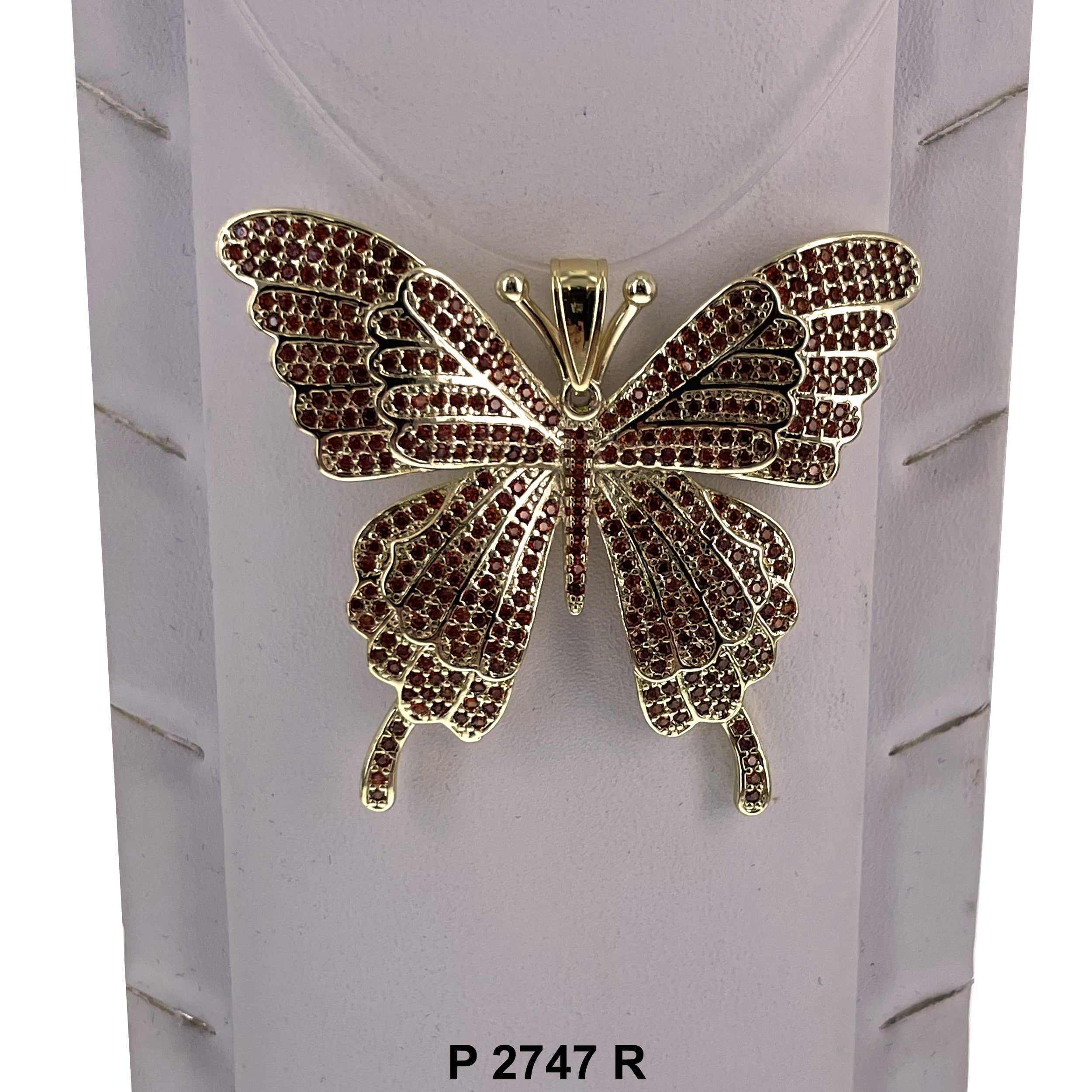 Butterfly CZ Pendant P 2747 R