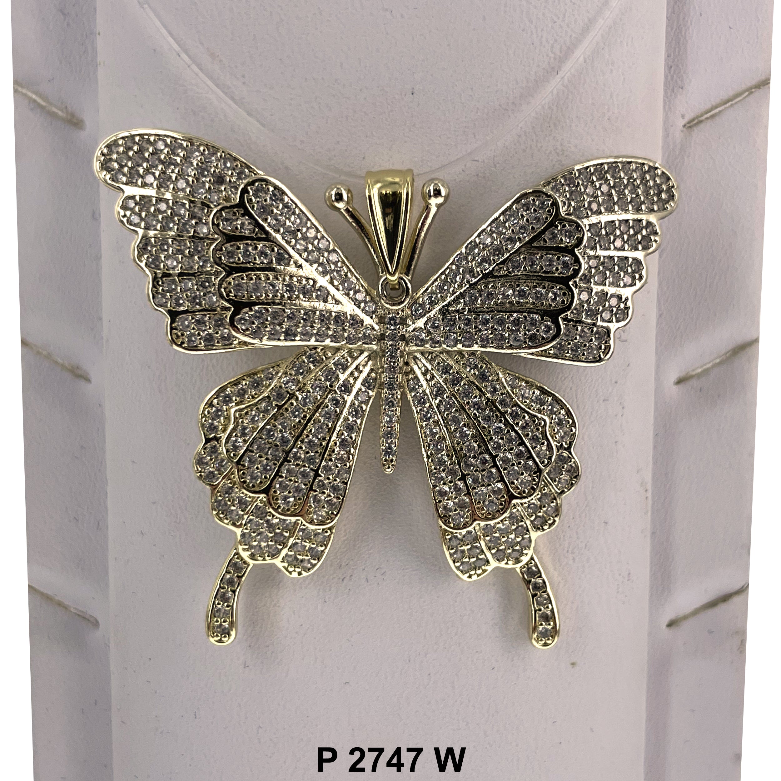 Butterfly CZ Pendant P 2747 W