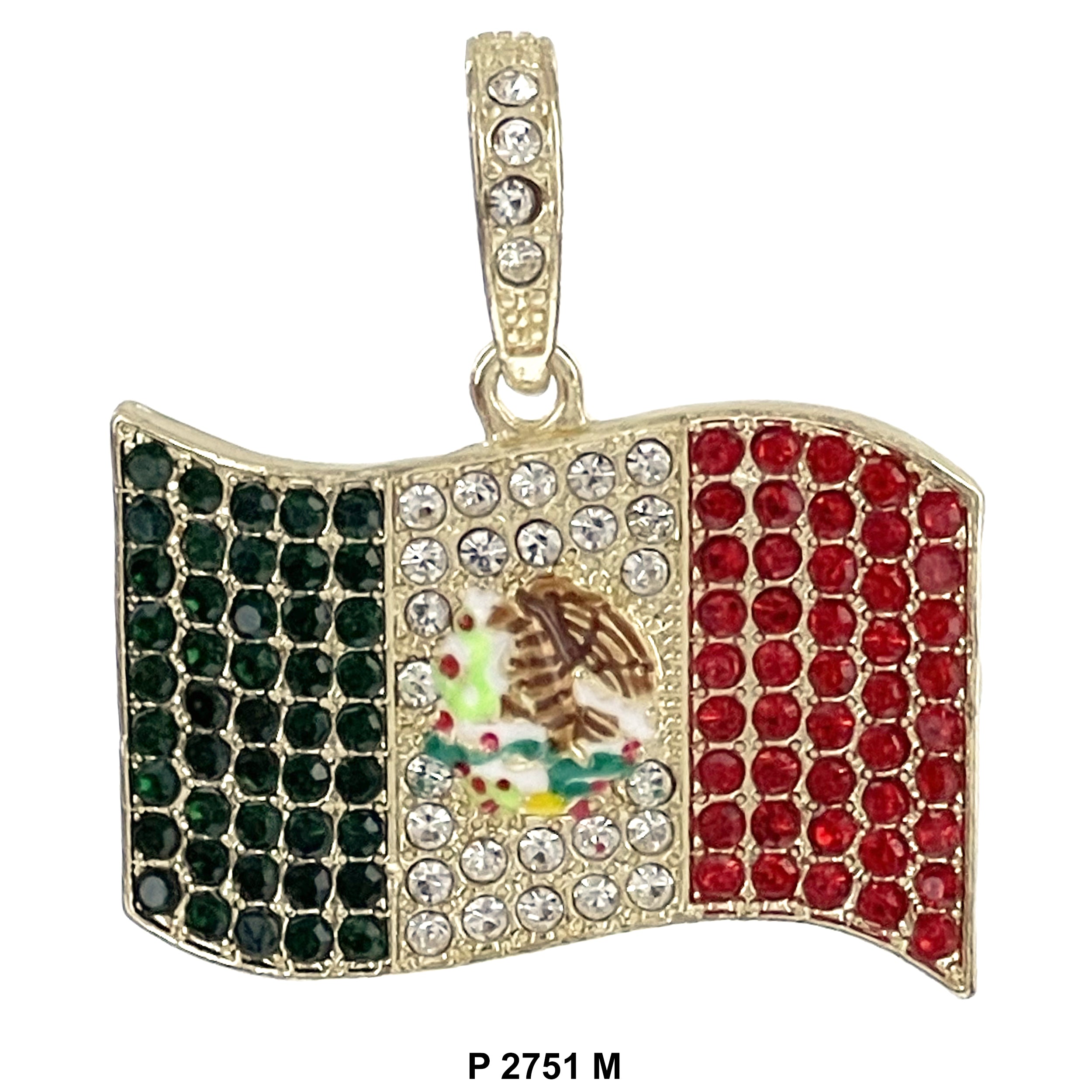 Mexico Flag Pendant P 2751 M