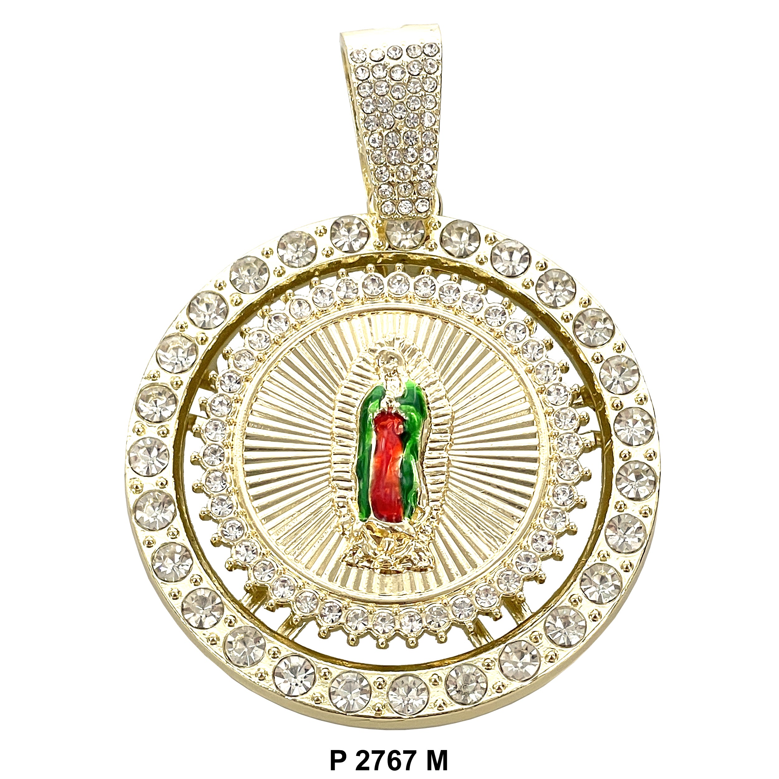 Guadalupe Spinning Medallion P 2767 M