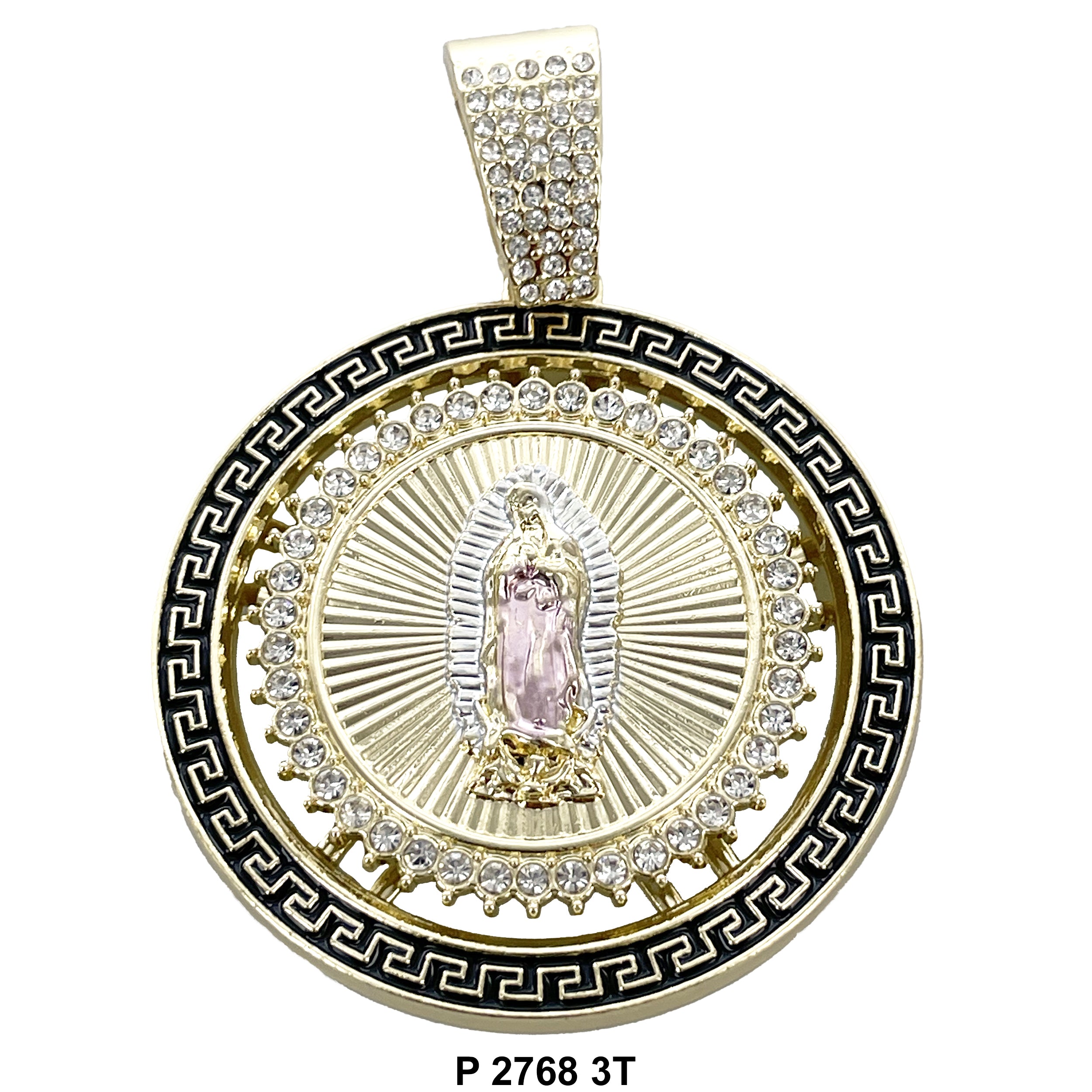 Guadalupe Spinning Medallion P 2768 3T