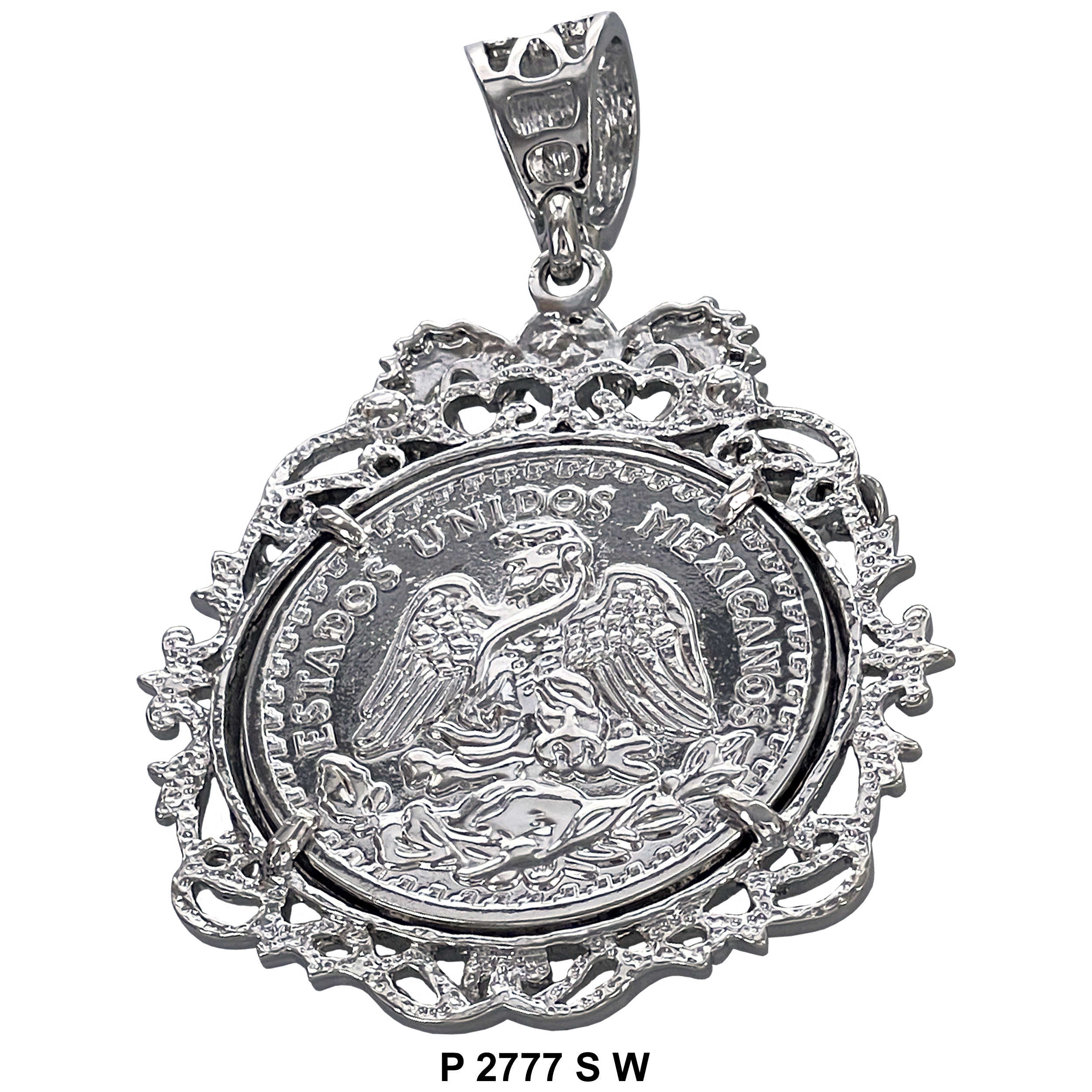 50 Pesos Centenario With Horses Pendant P 2777 S W