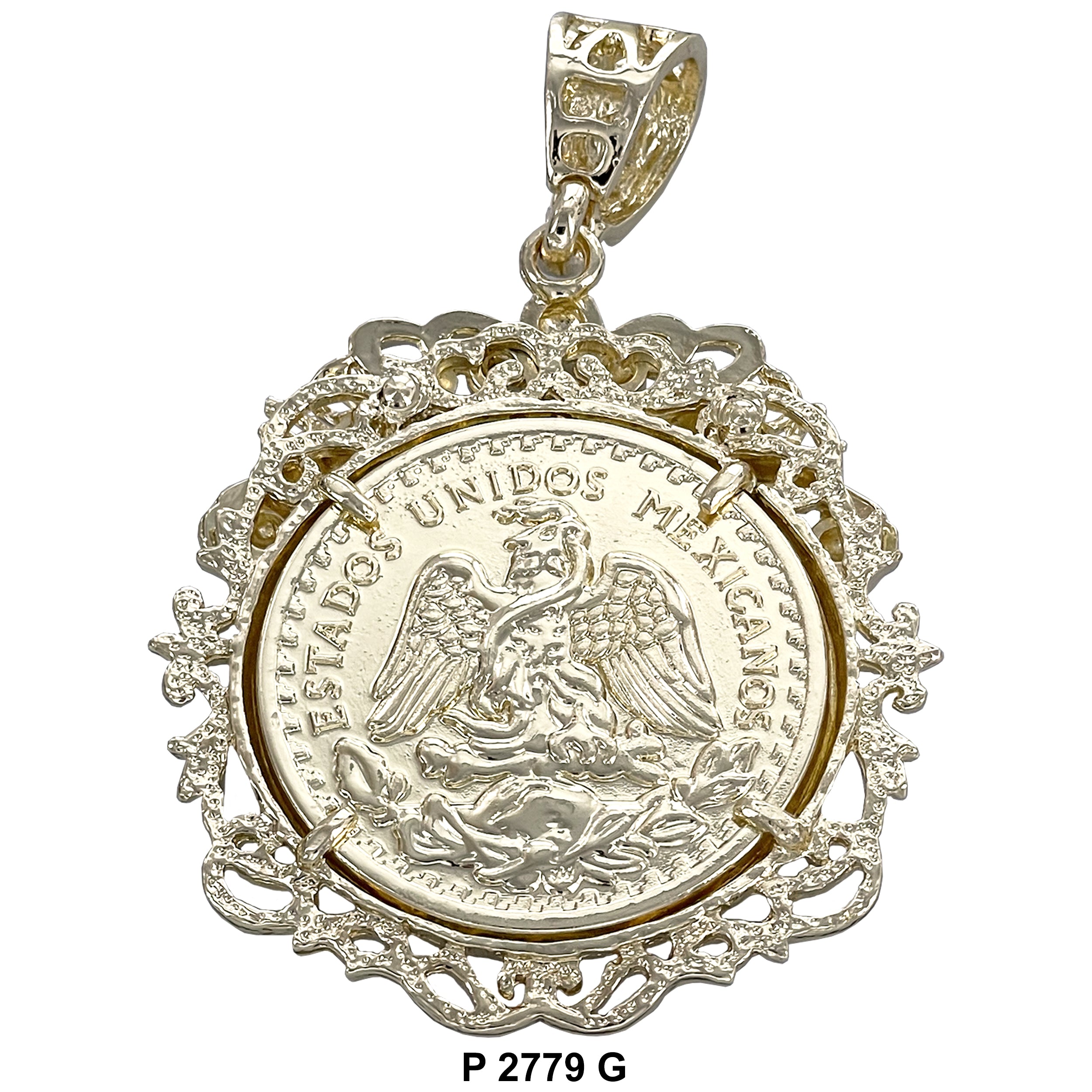 50 Pesos Centenario With Scorpion Pendant P 2779 G