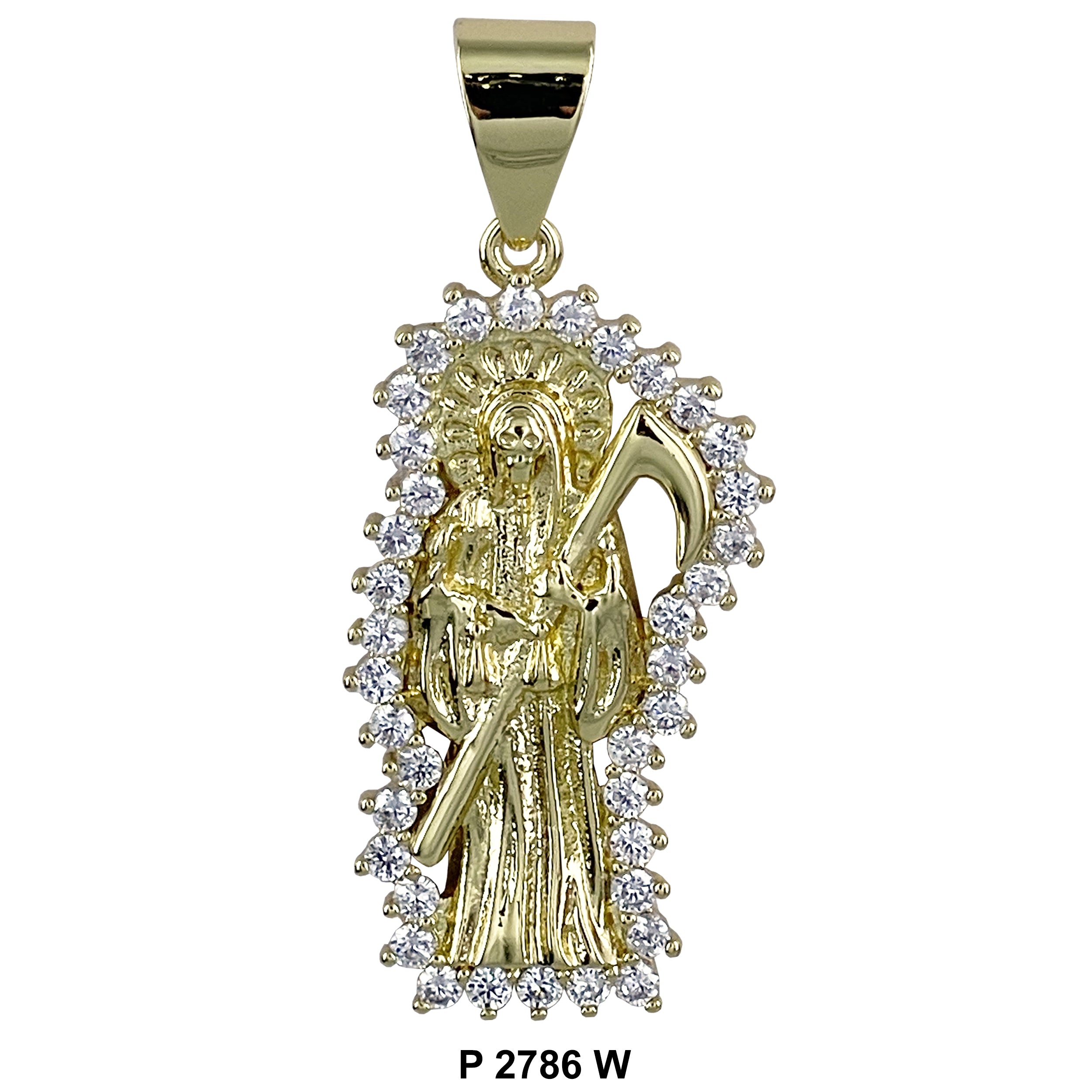 Santa Muerte Pendant P 2786 W