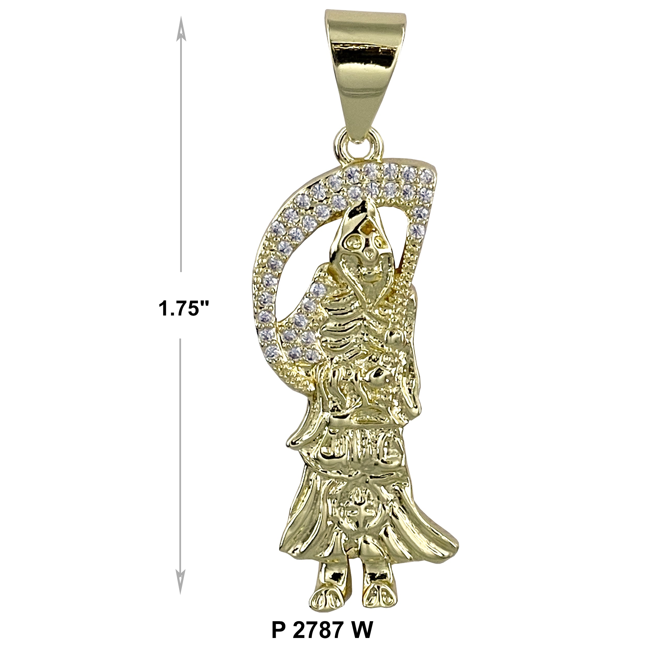 Santa Muerte Pendant P 2787 W