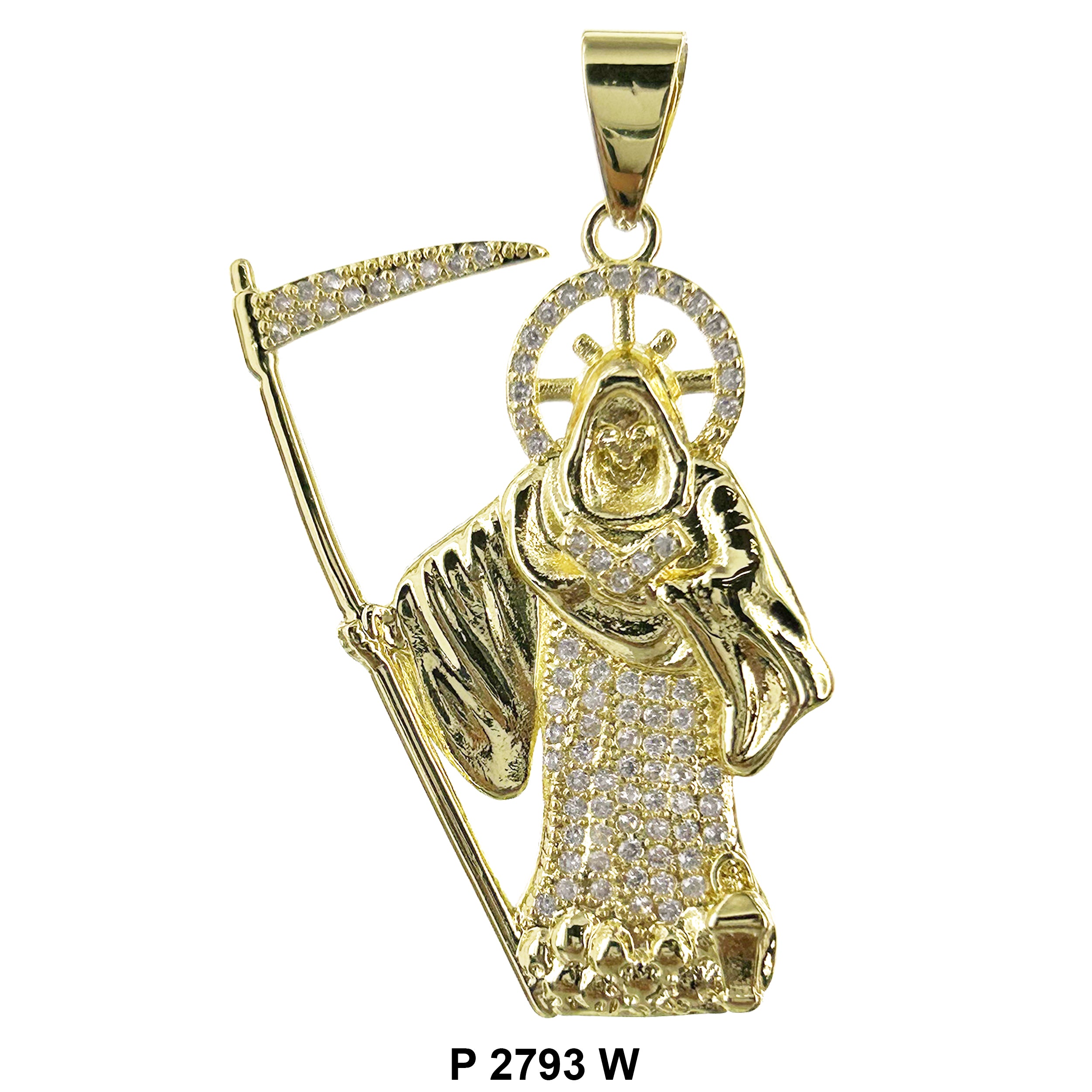 Santa Muerte Pendant P 2793 W