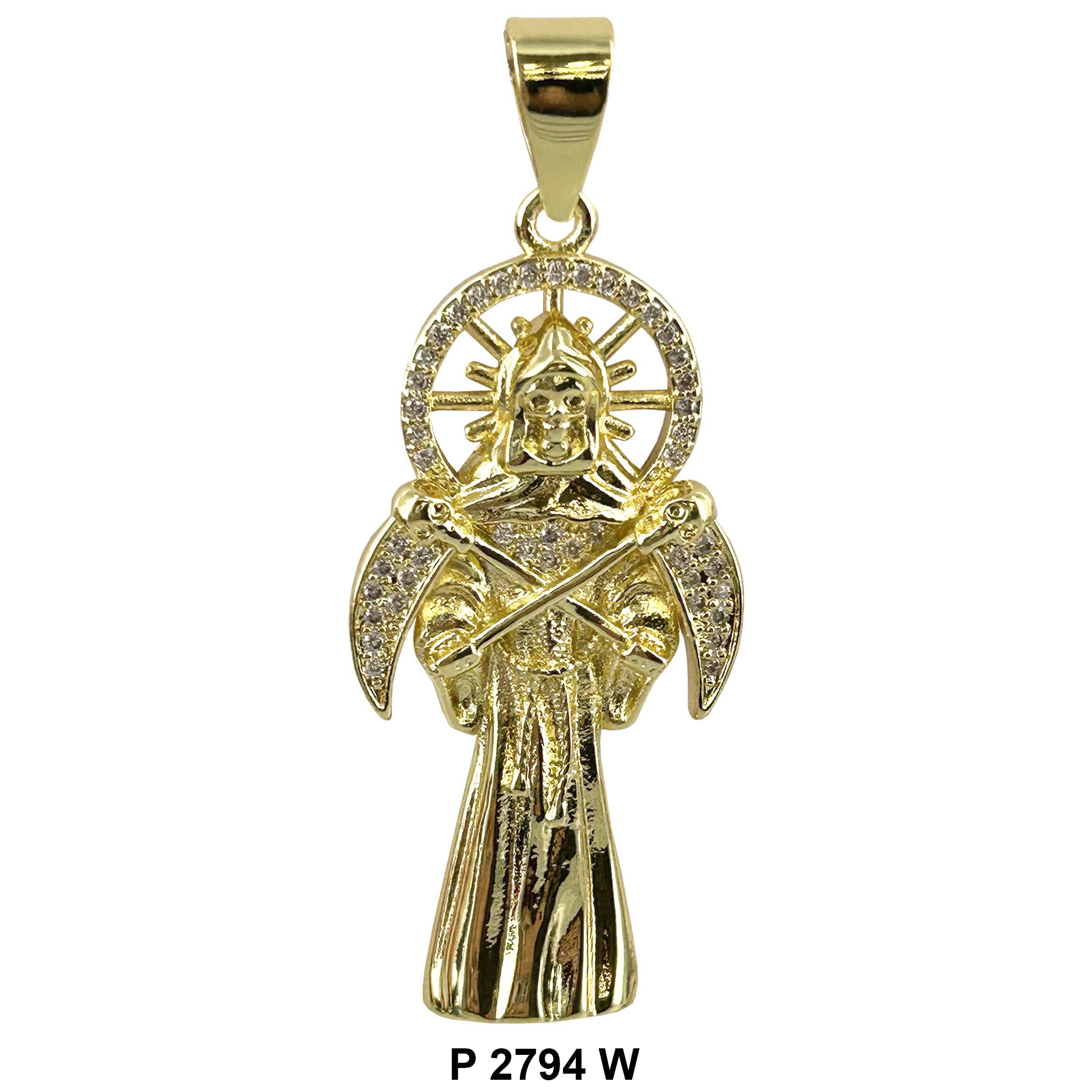 Santa Muerte Pendant P 2794 W