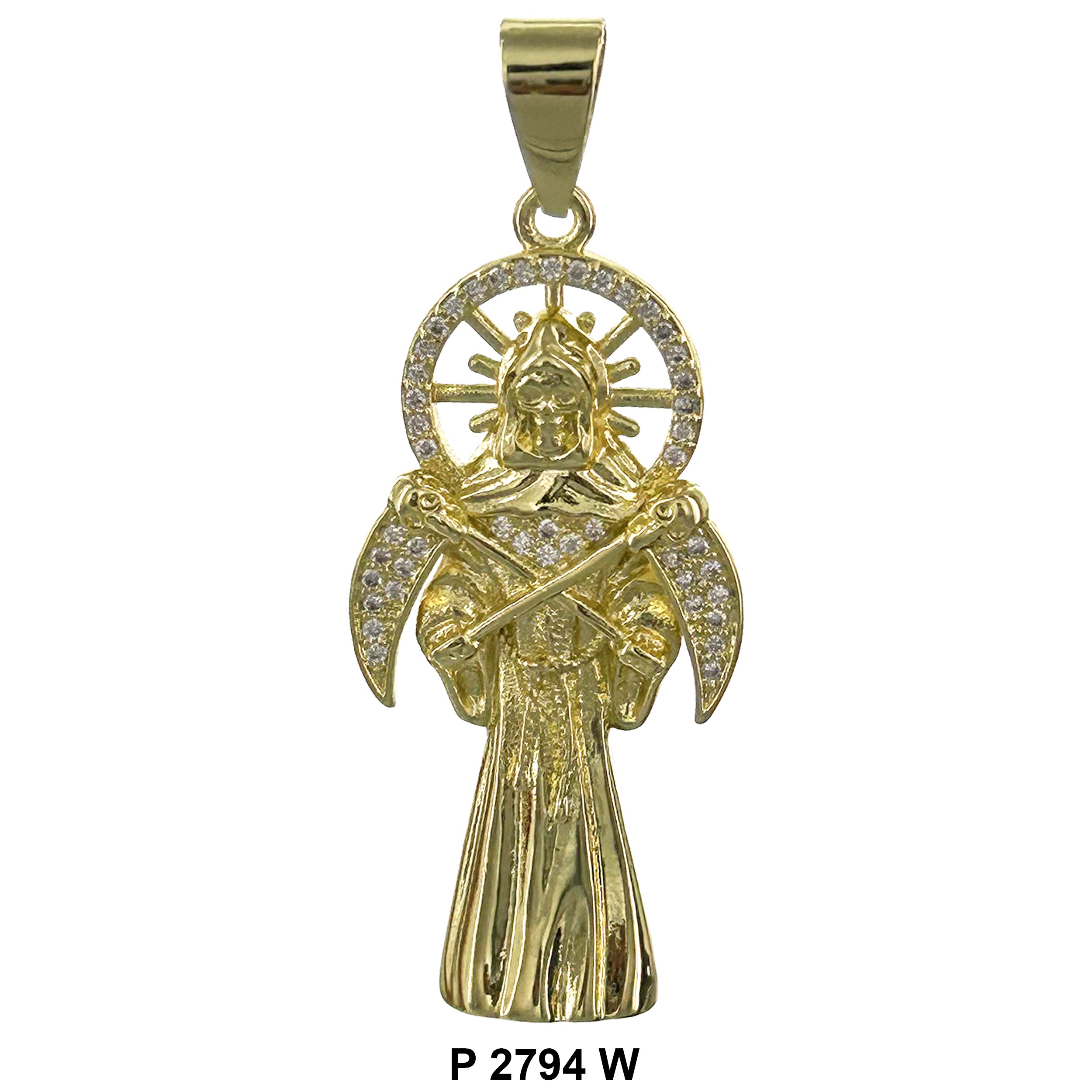 Santa Muerte Pendant P 2794 W