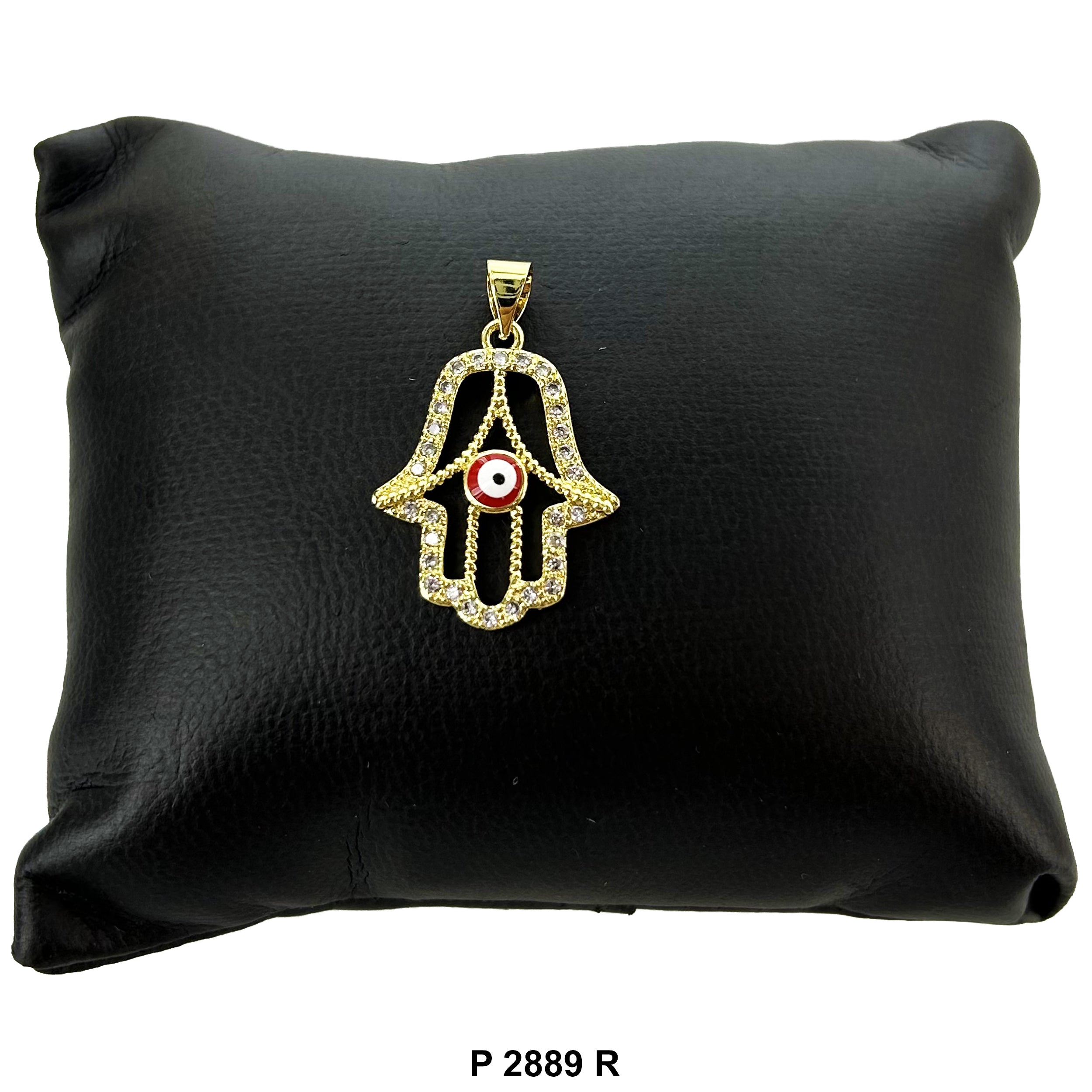 Hamsa Hand Evil Eye Pendant P 2889 R