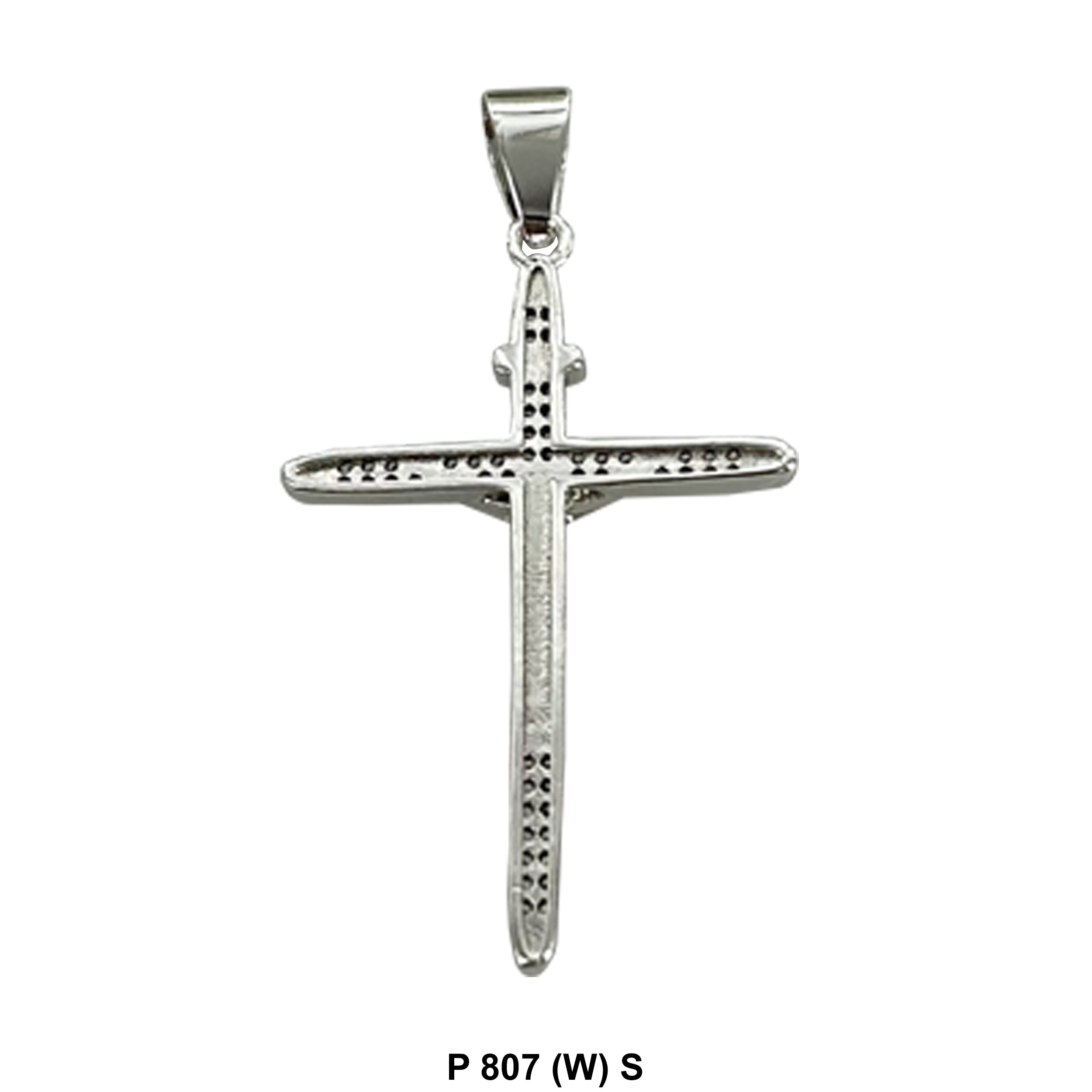 Jesus With Cross Pendants P 807 (W) S