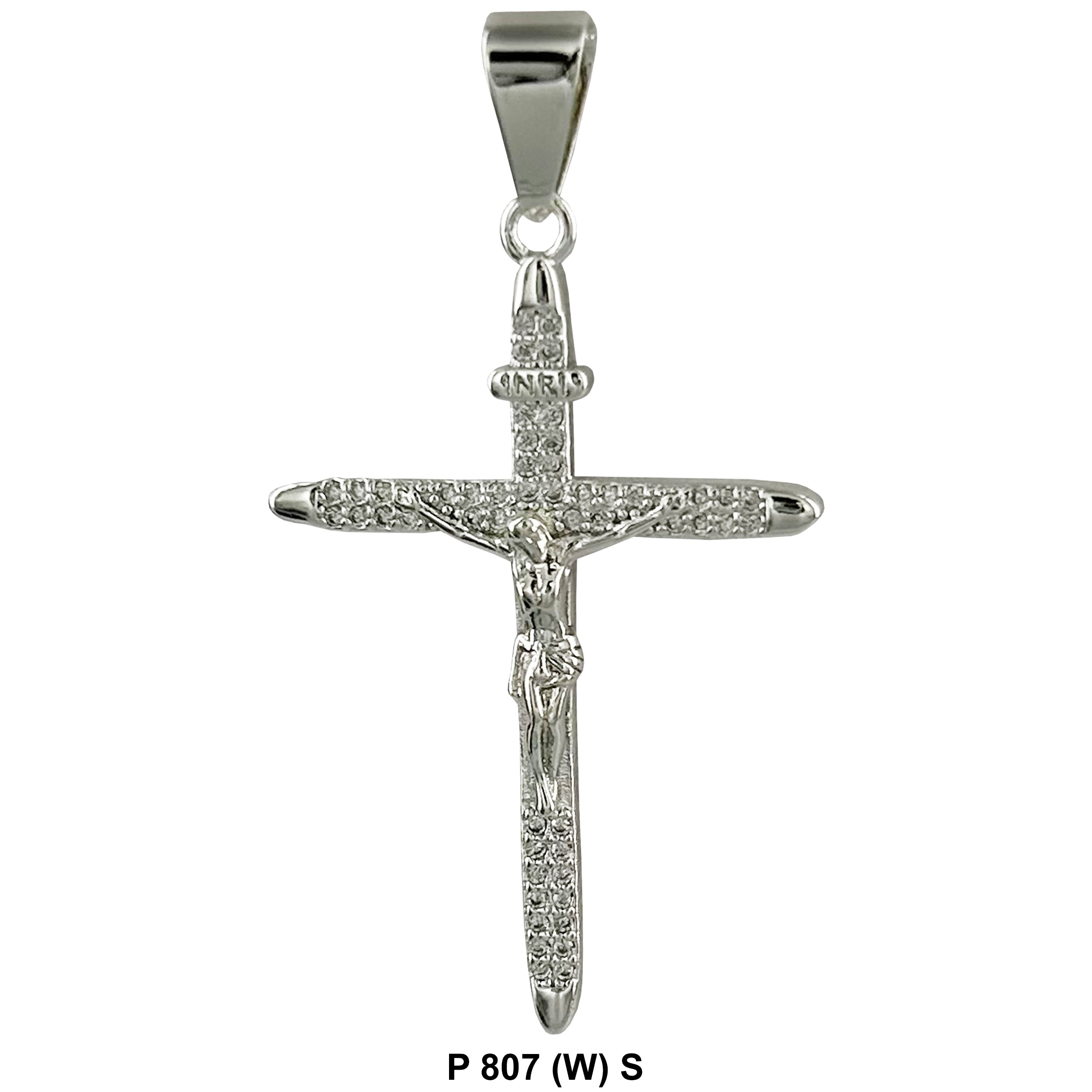 Jesus With Cross Pendants P 807 (W) S