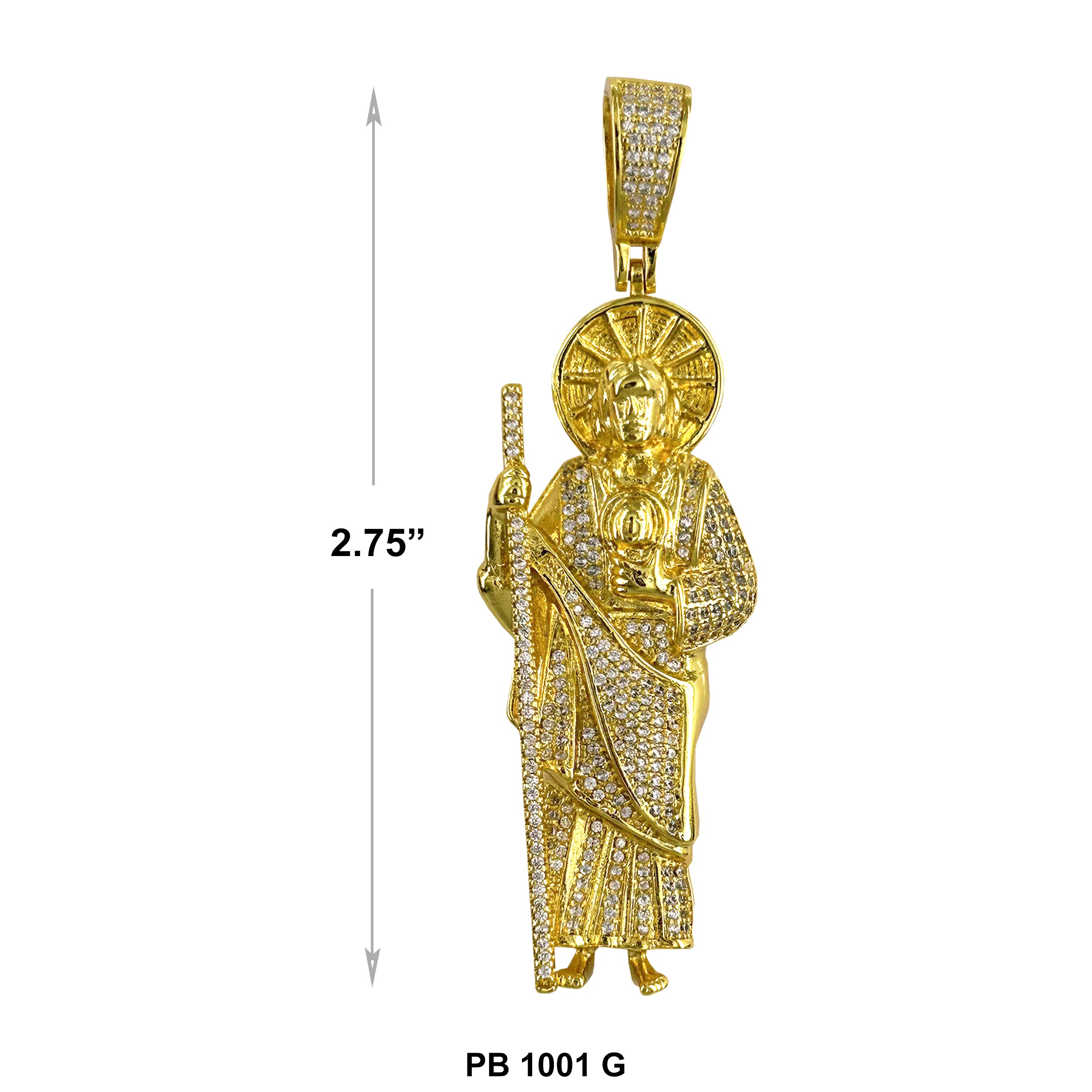 San Judas Pendant PB 1001 G