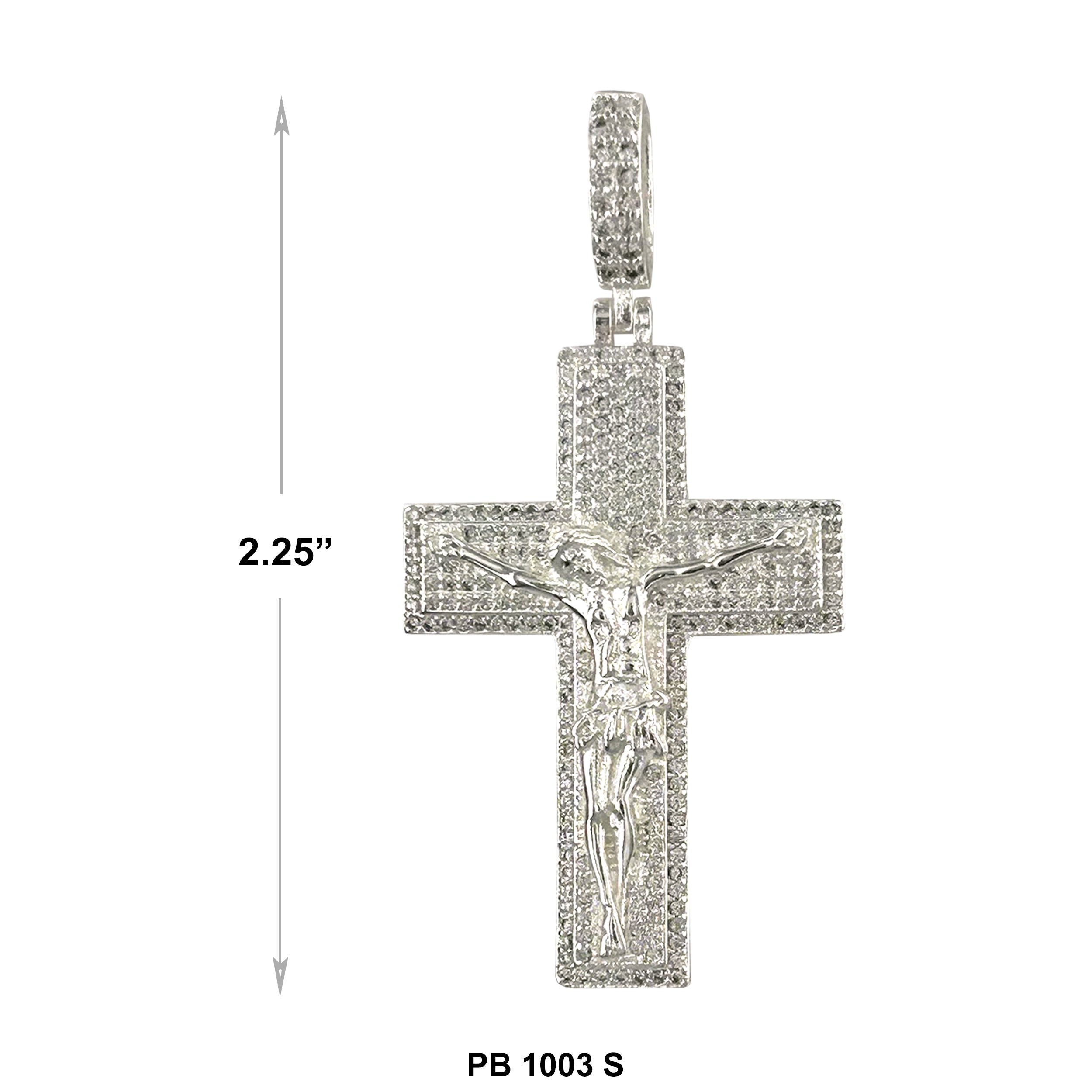 Cross With Jesus Pendant PB 1003 S