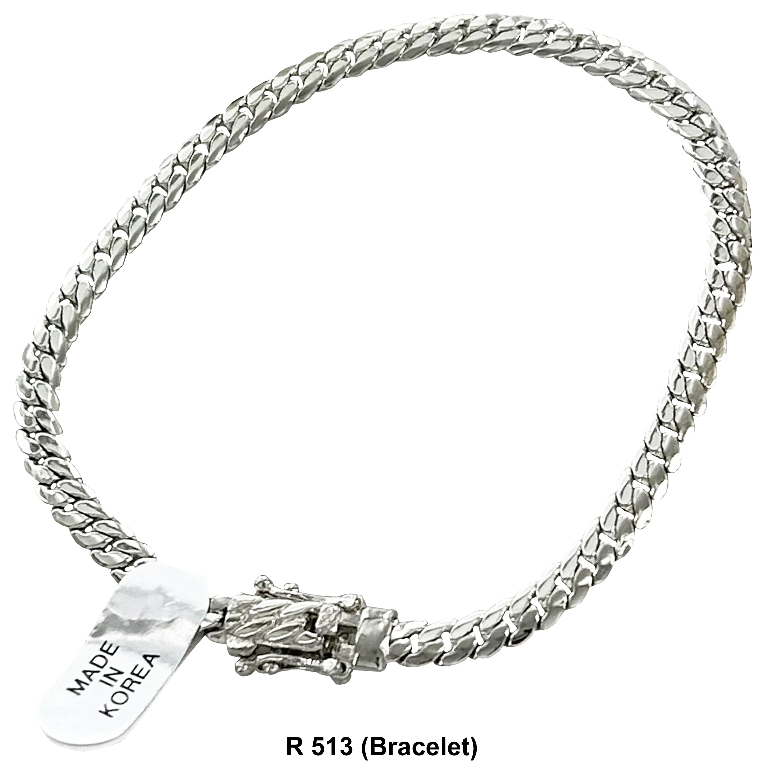 4.5 MM Miami Cuban Box Lock Bracelet MC 513 (B) R