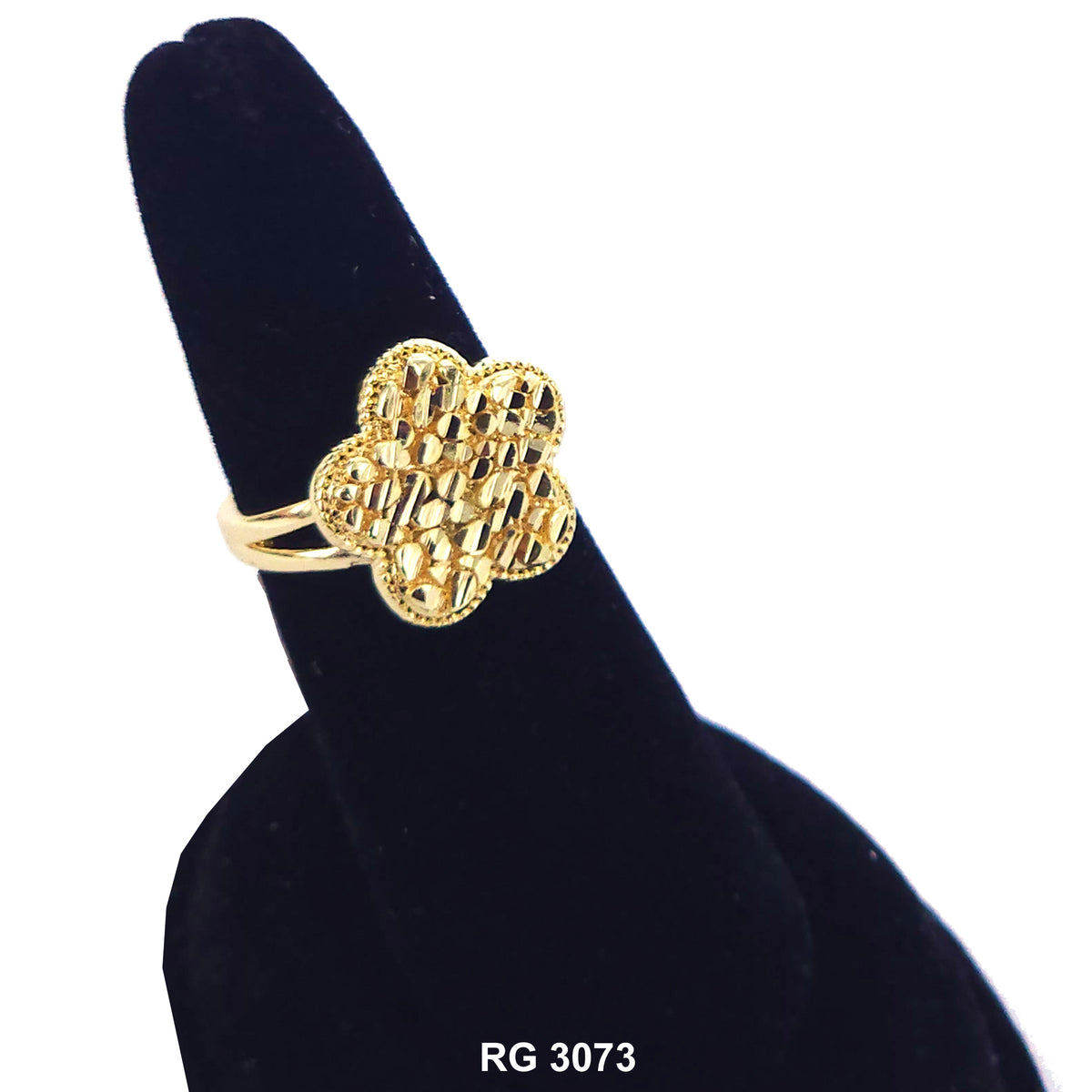 Flower Nugget Ring RG 3073 G – Kaashusa