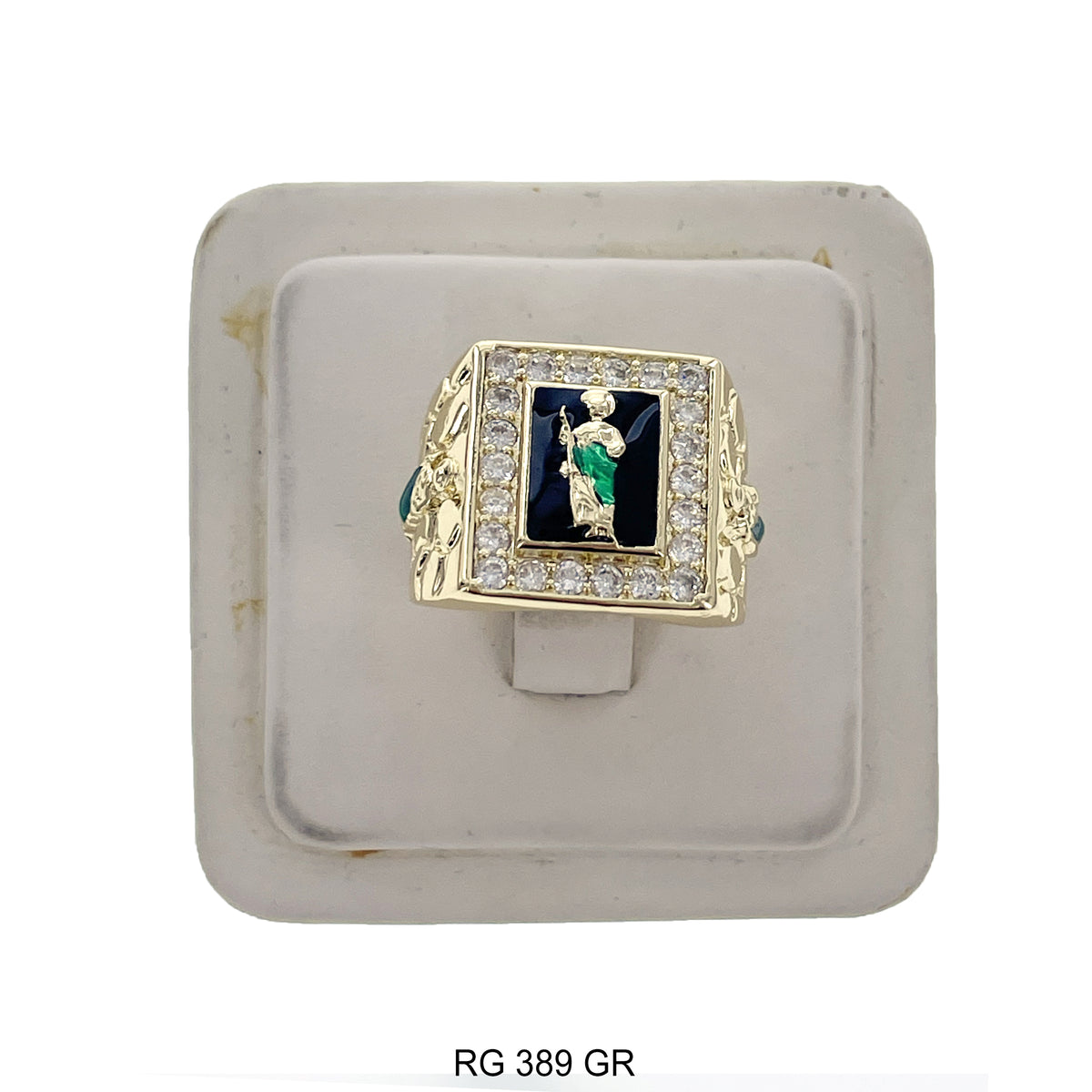 San Judas Openable Ring RG 389 GR – Kaashusa