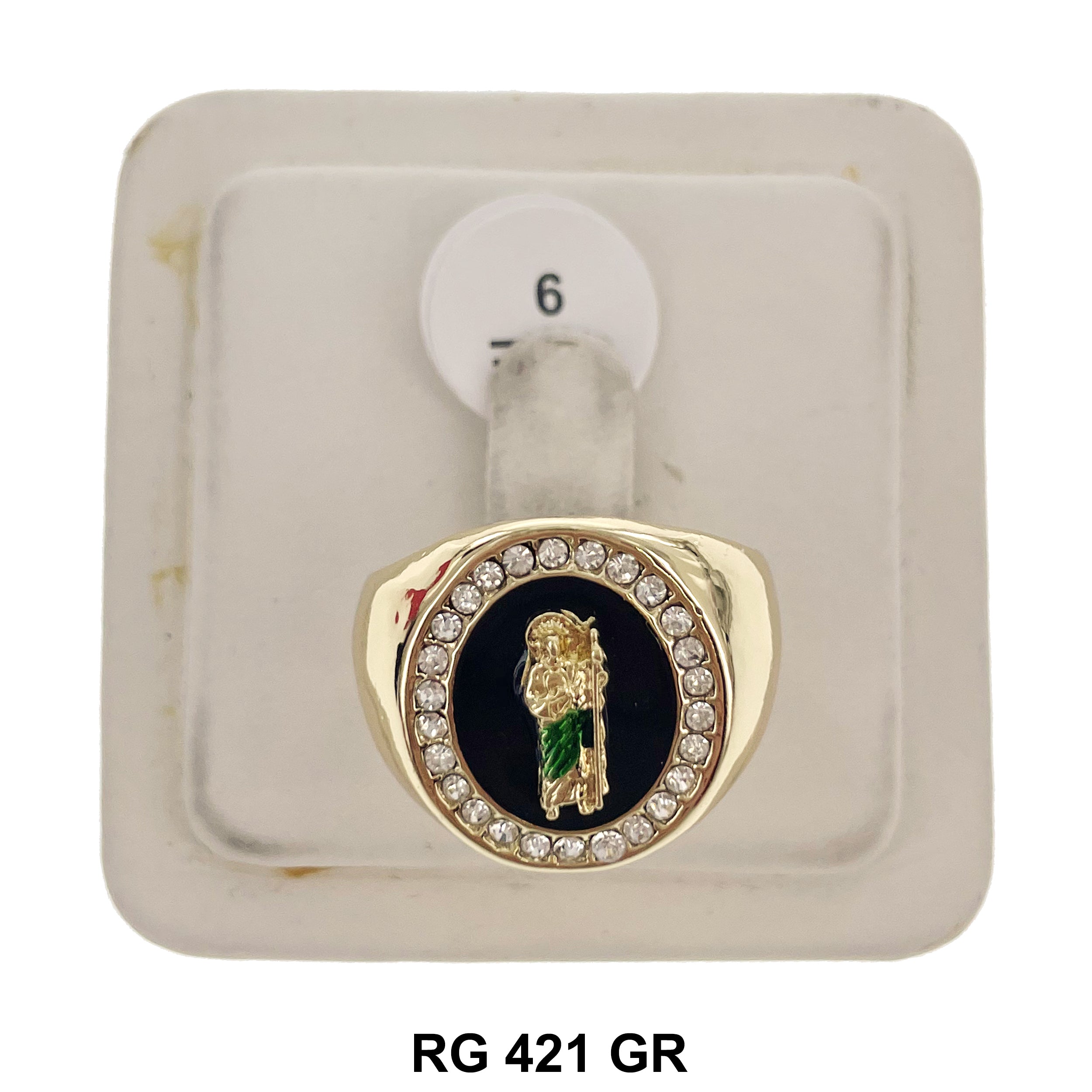 San Judas Stones Ring RG 421 GR