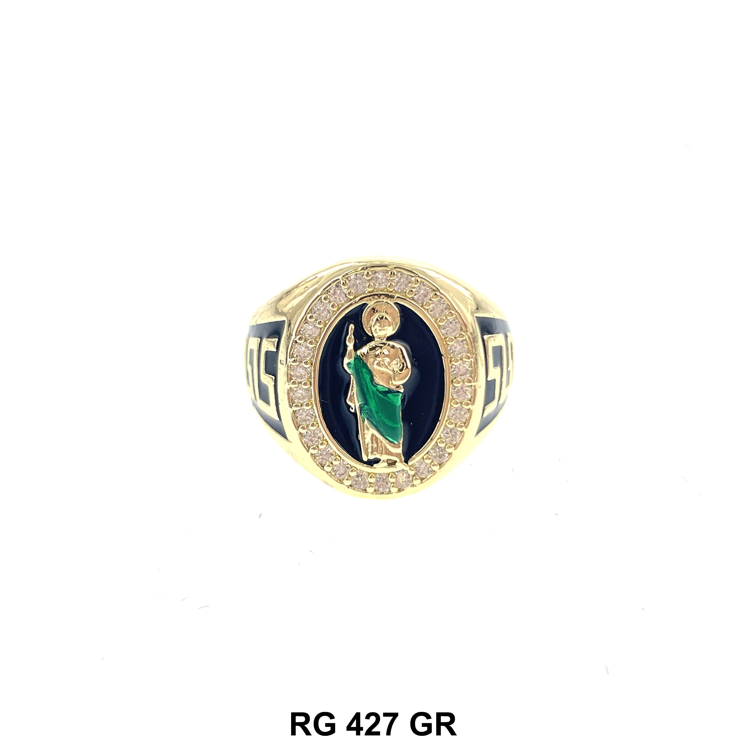 San Judas Adjustable Ring RG 427 GR