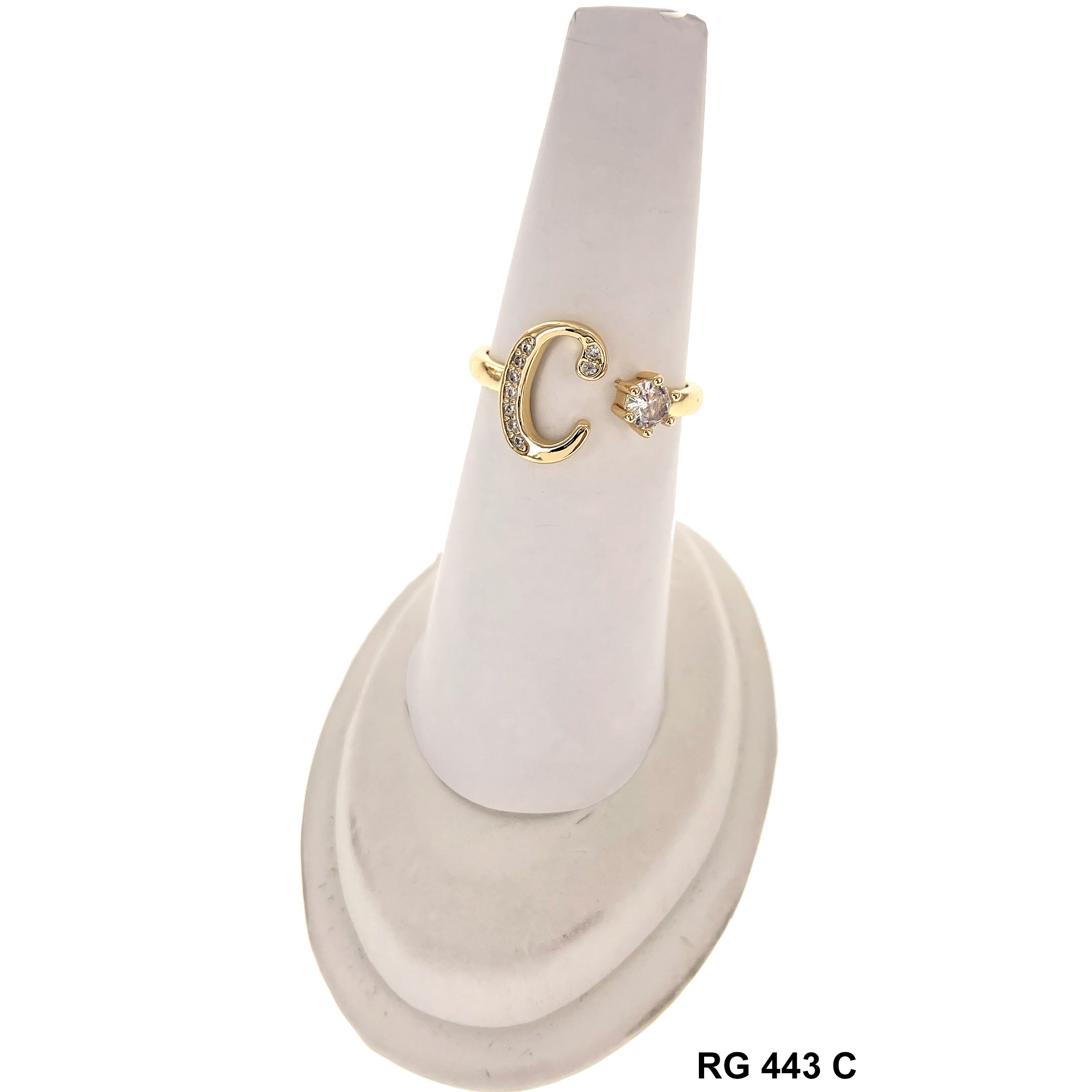 Initial Adjustable Ring RG 443 C