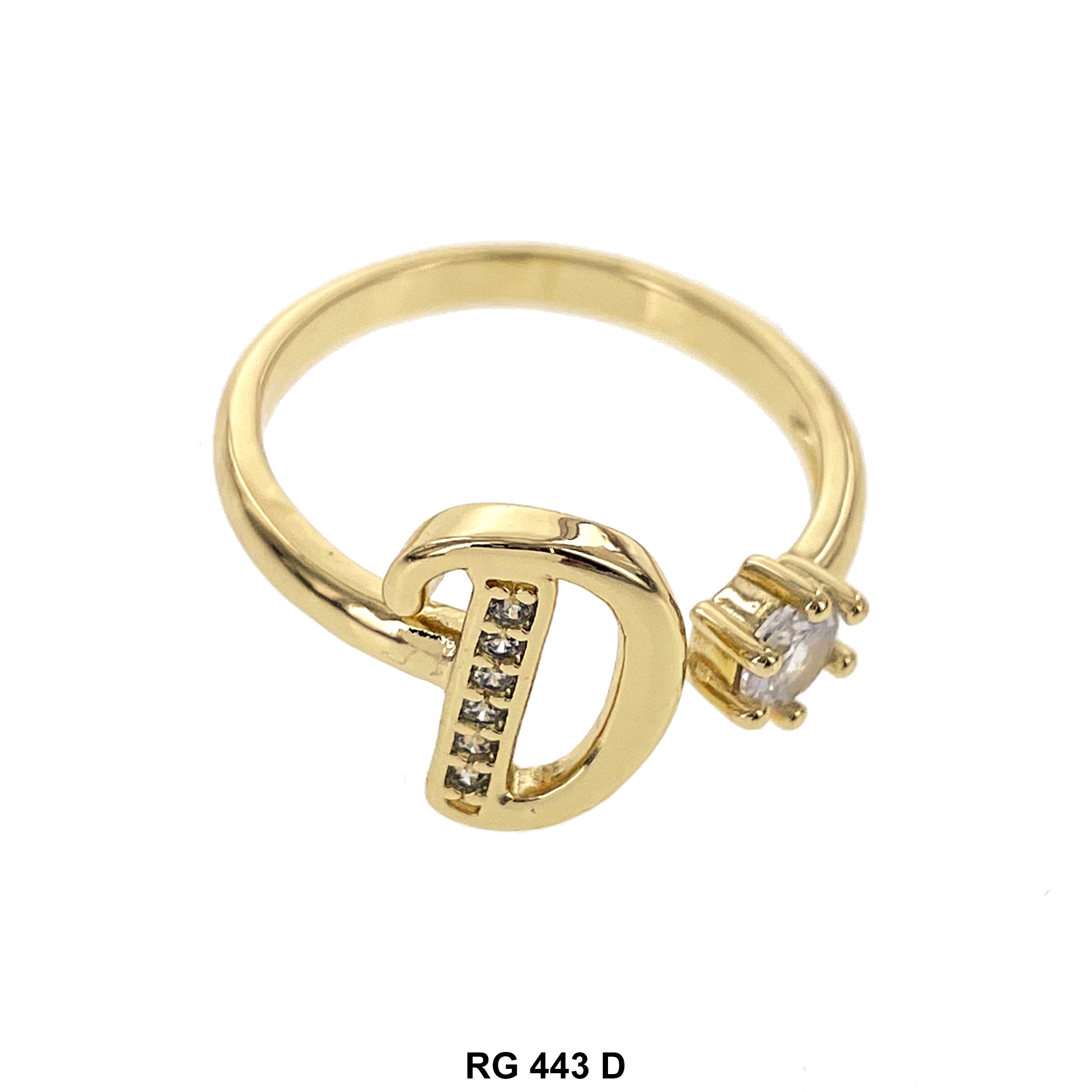 Initial Adjustable Ring RG 443 D