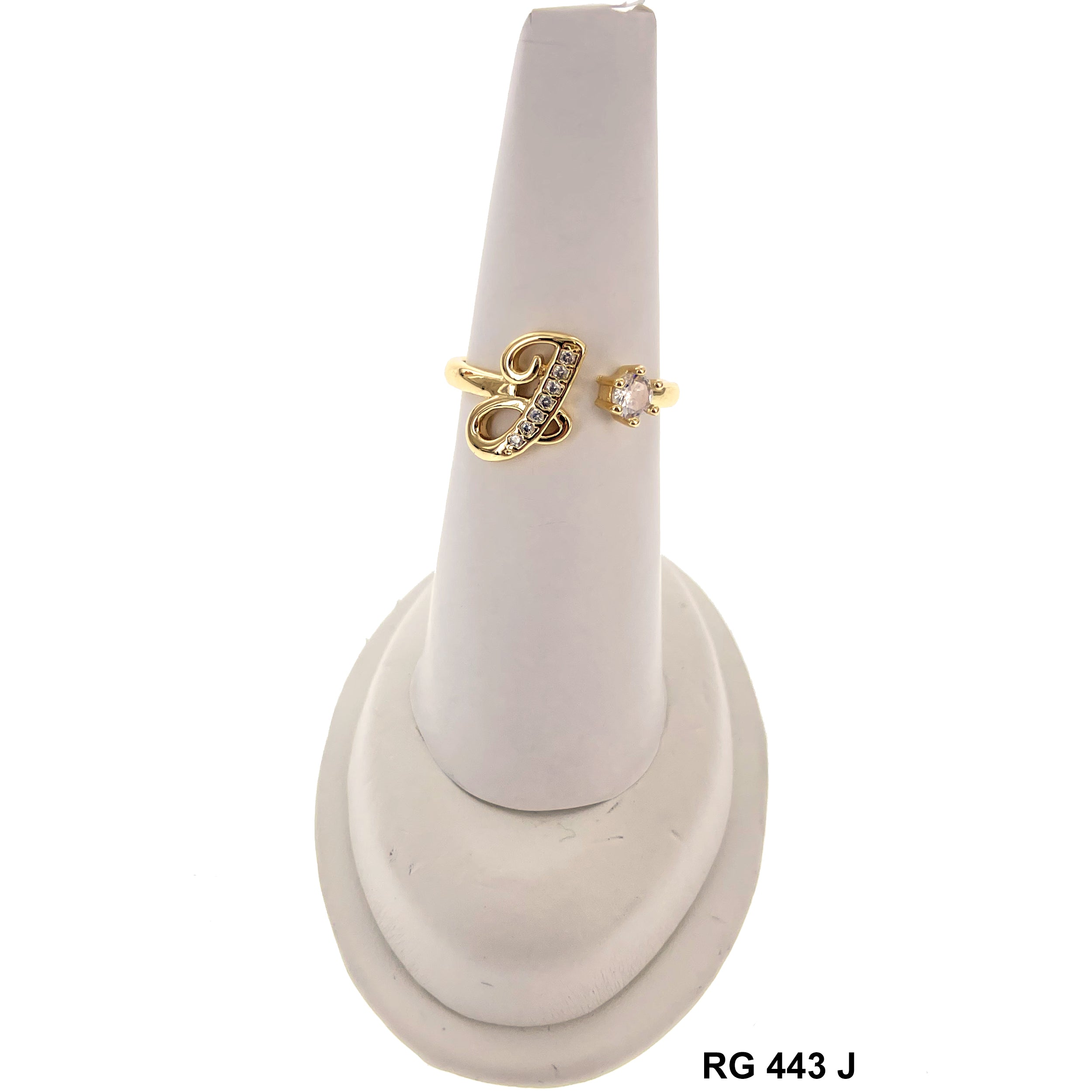 Initial Adjustable Ring RG 443 J