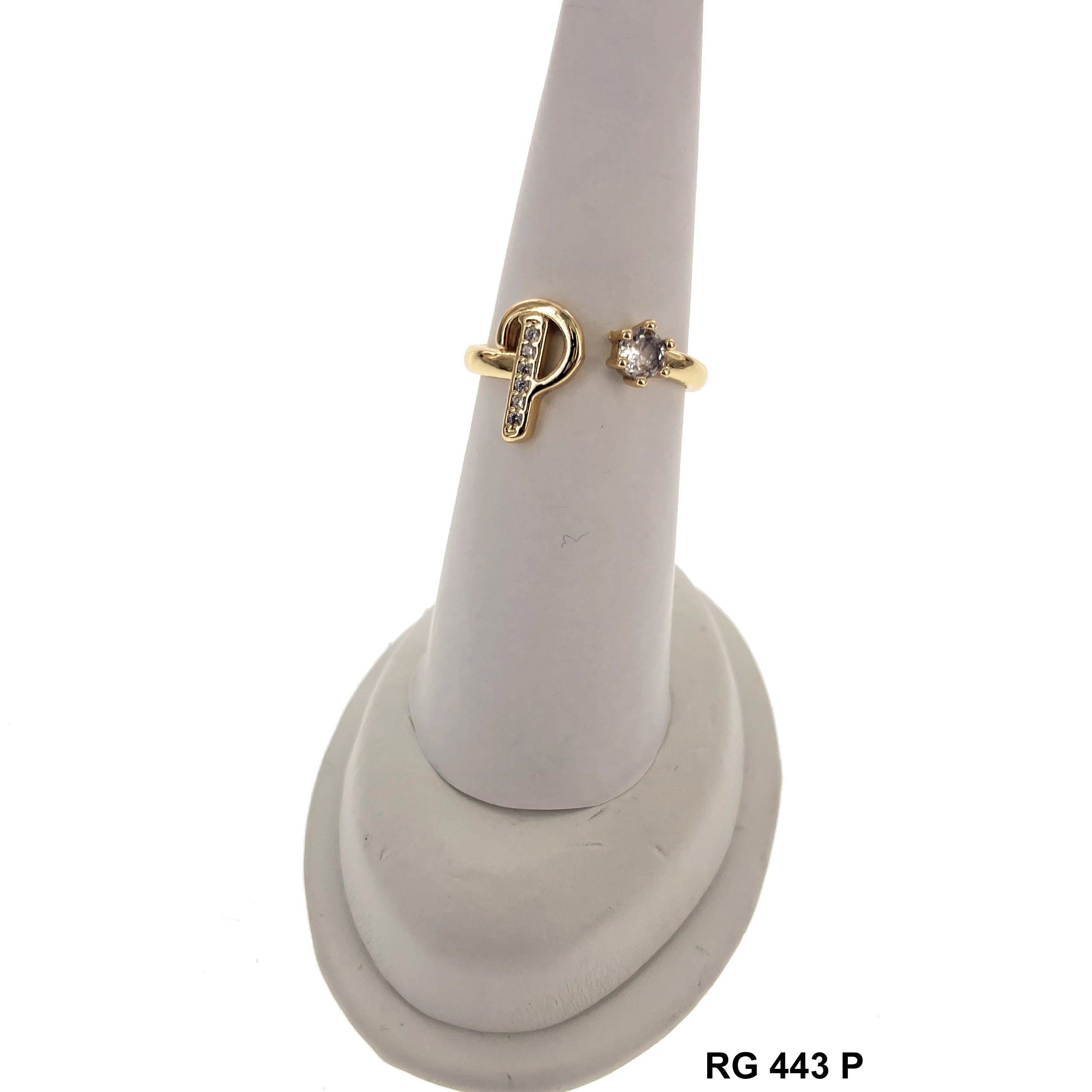 Initial Adjustable Ring RG 443 P