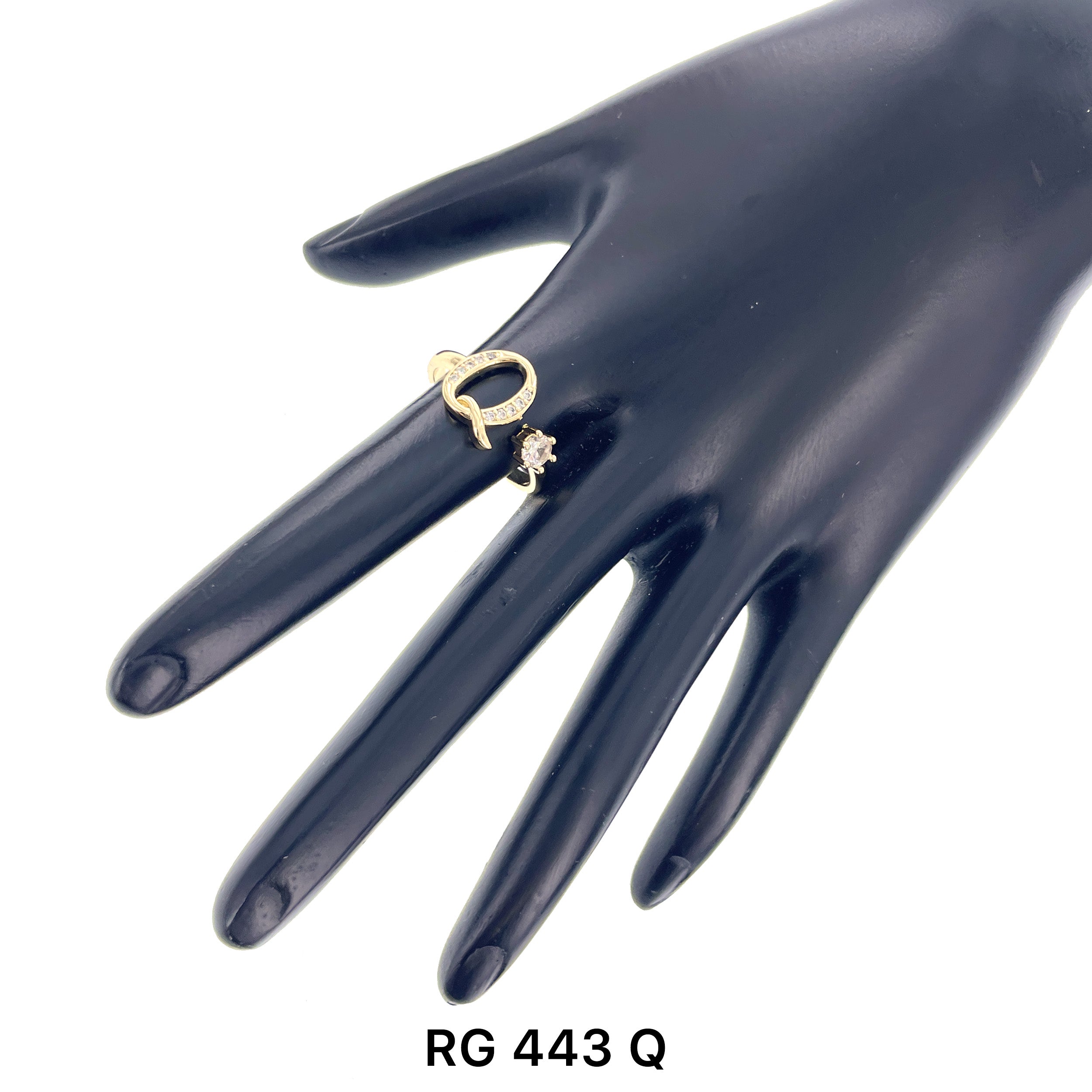 Initial Adjustable Ring RG 443 Q