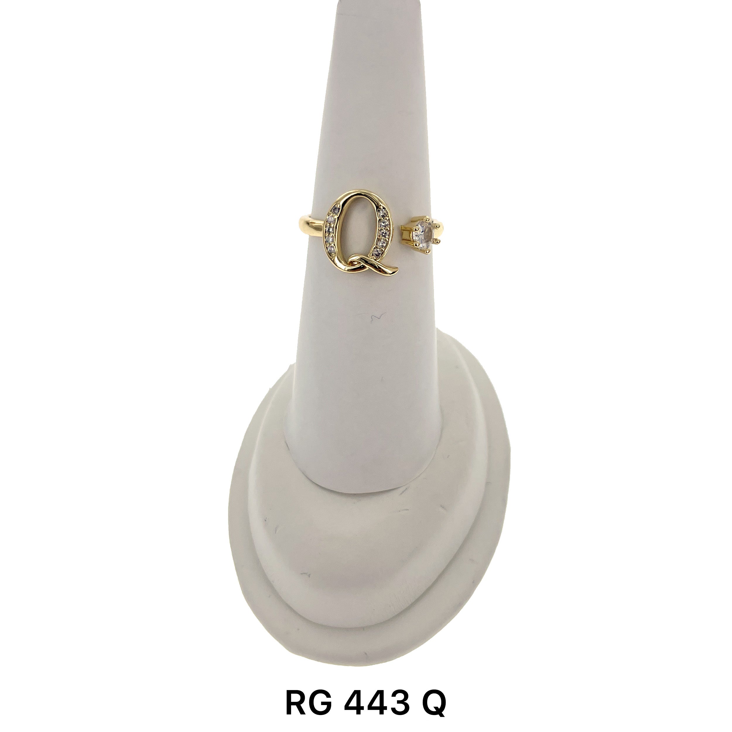 Initial Adjustable Ring RG 443 Q