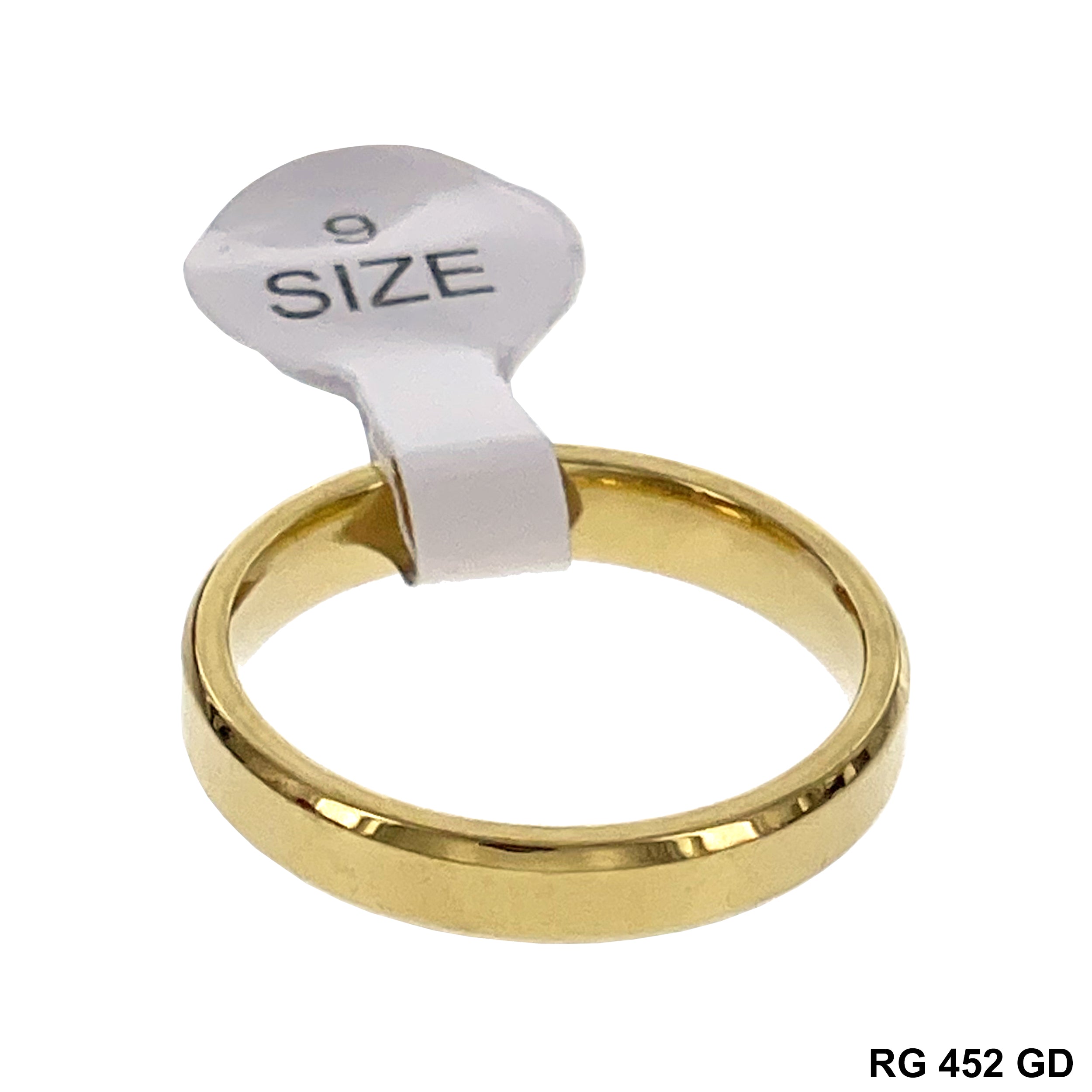 4 MM Stainless Steel Wedding Band RG 452 GD