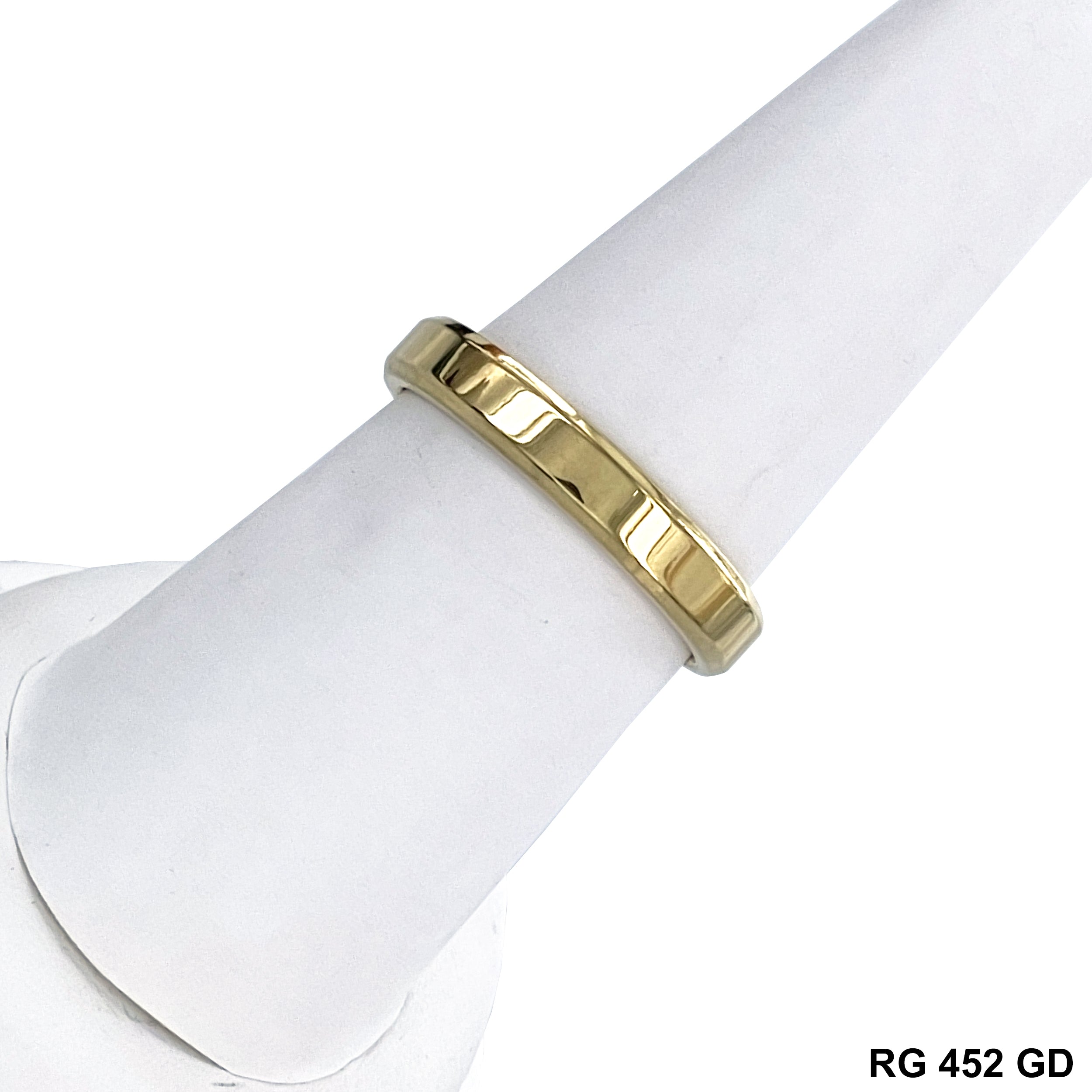 4 MM Stainless Steel Wedding Band RG 452 GD