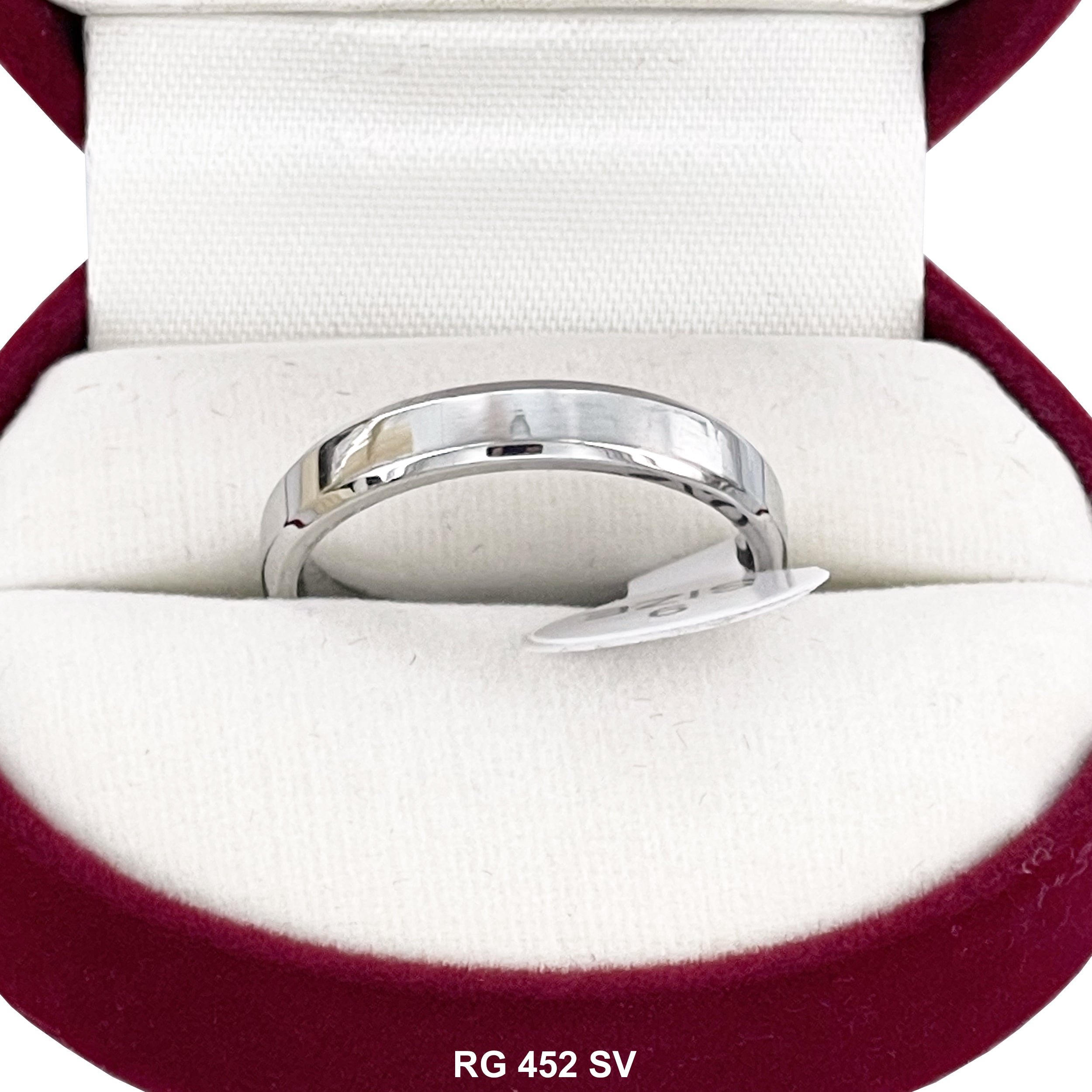 4 MM Stainless Steel Wedding Band RG 452 SV