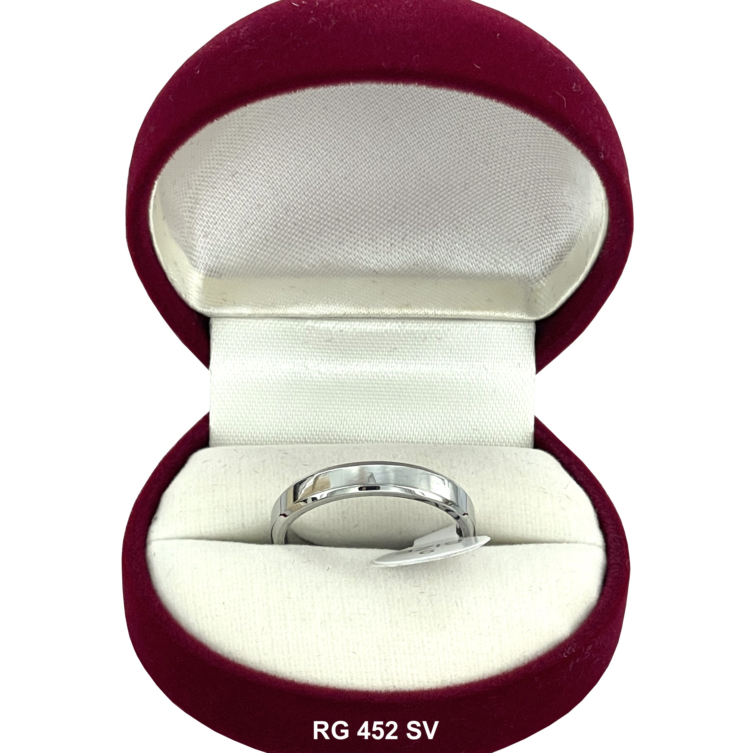 4 MM Stainless Steel Wedding Band RG 452 SV