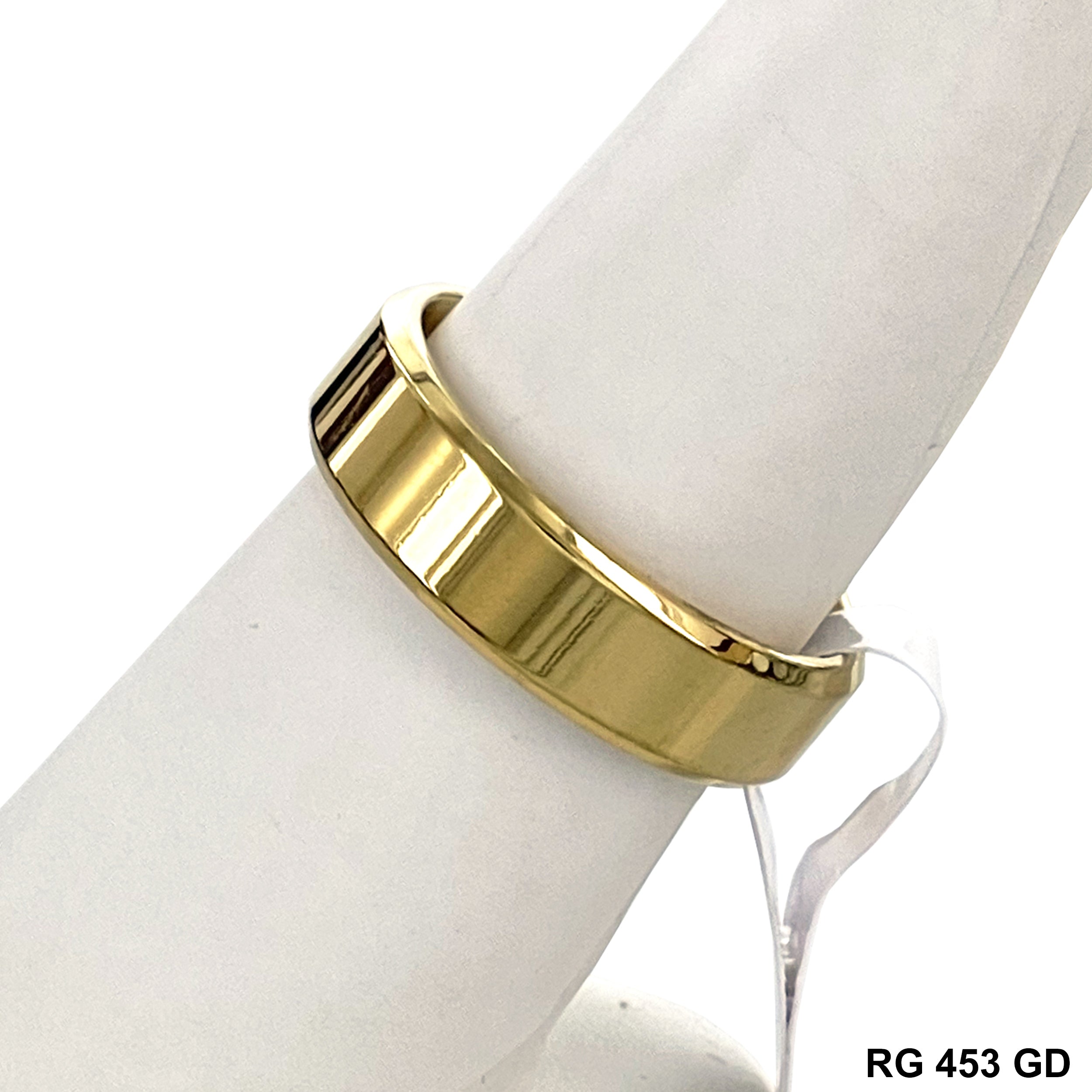 6 MM Stainless Steel Wedding Band RG 453 GD